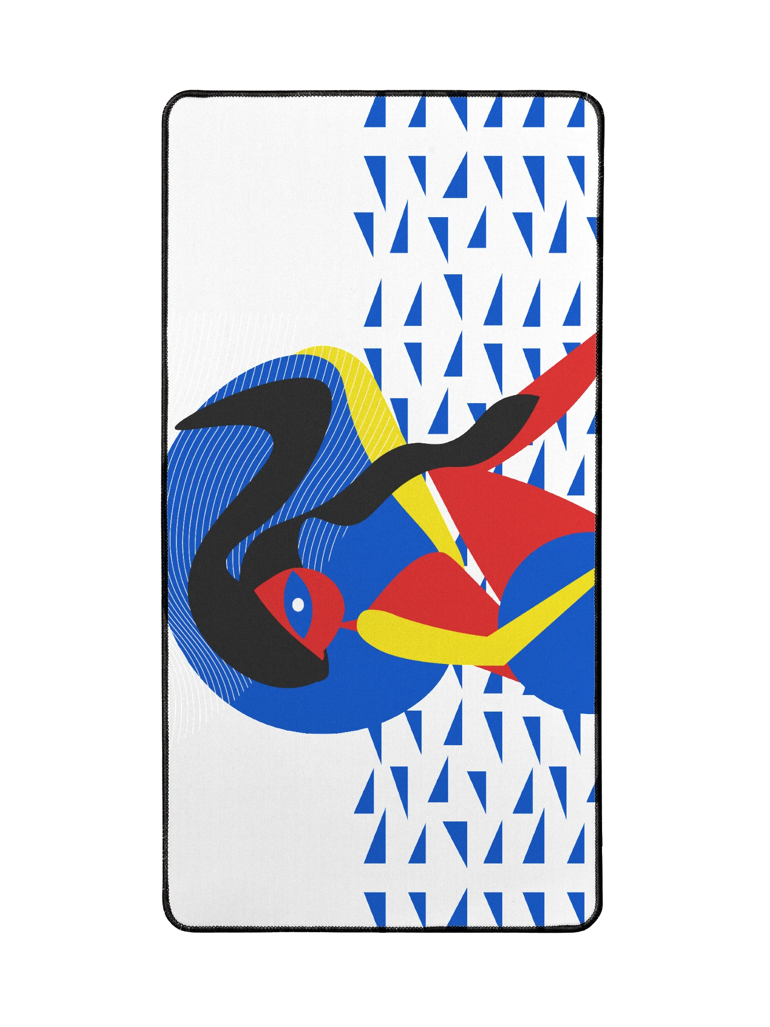 Desk Mat: Abstract design of woman bathing in water product image (2)