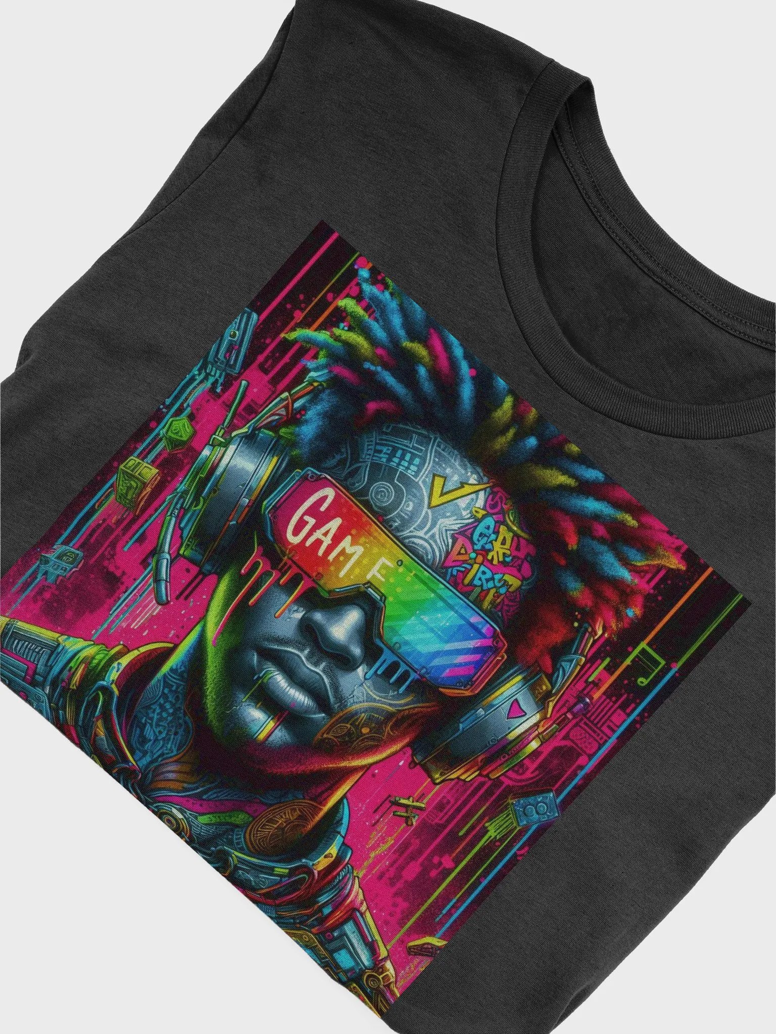 Splash Game Vibe Check Cyberpunk Tee product image (54)