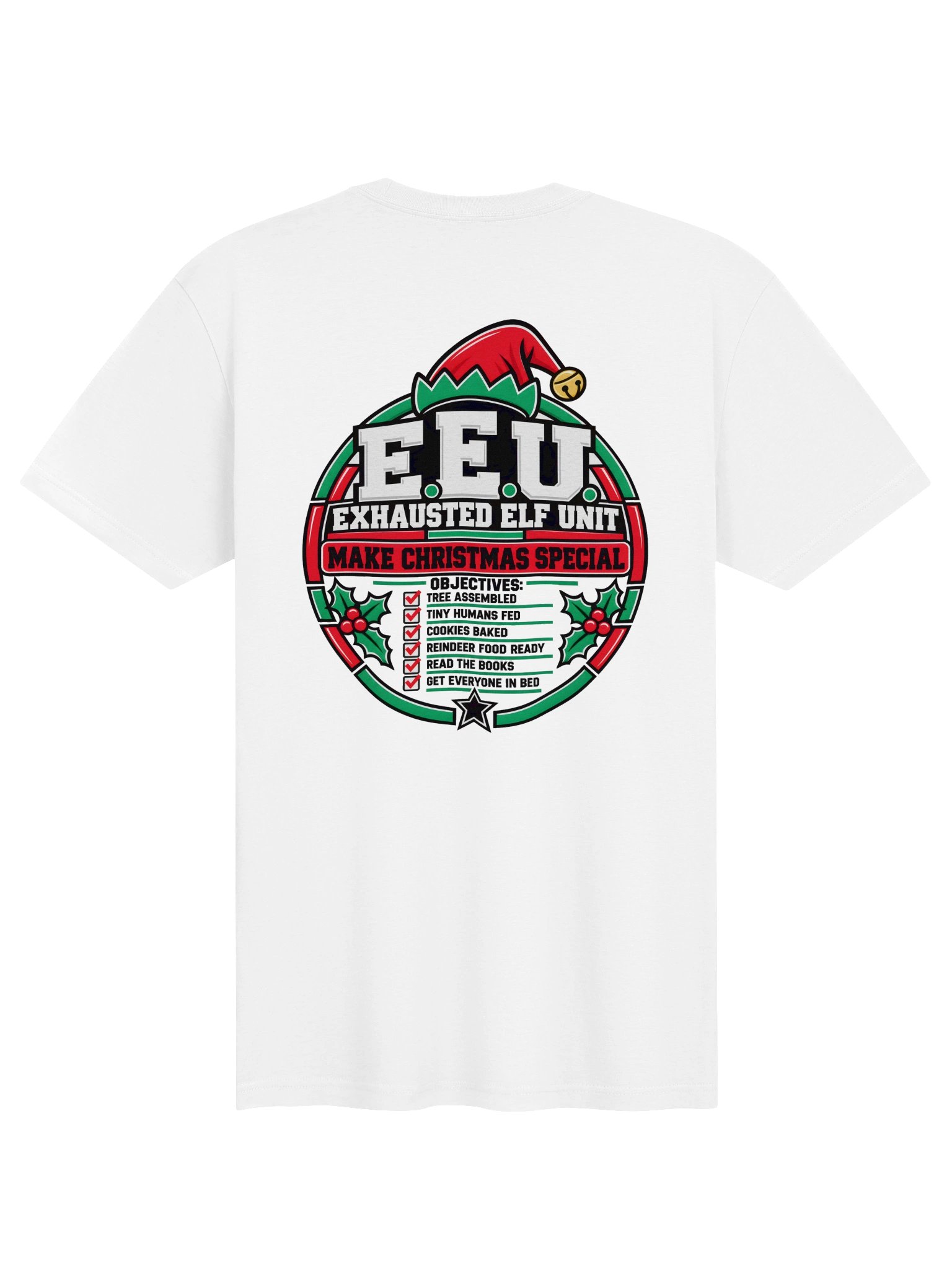 Exhausted Elf Unit Men's Tee | White product image (2)