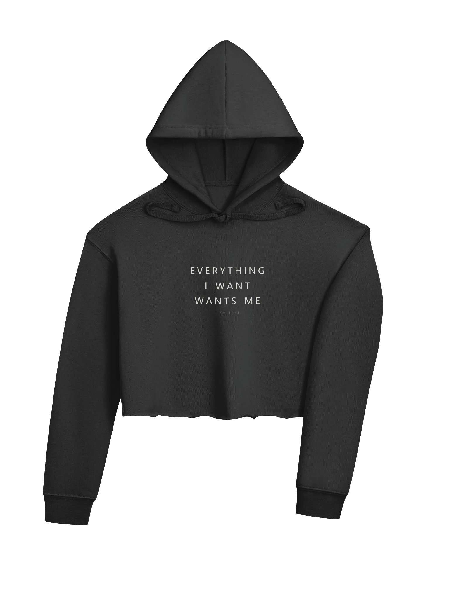 Everything I Want Wants Me Crop Hoodie product image (10)