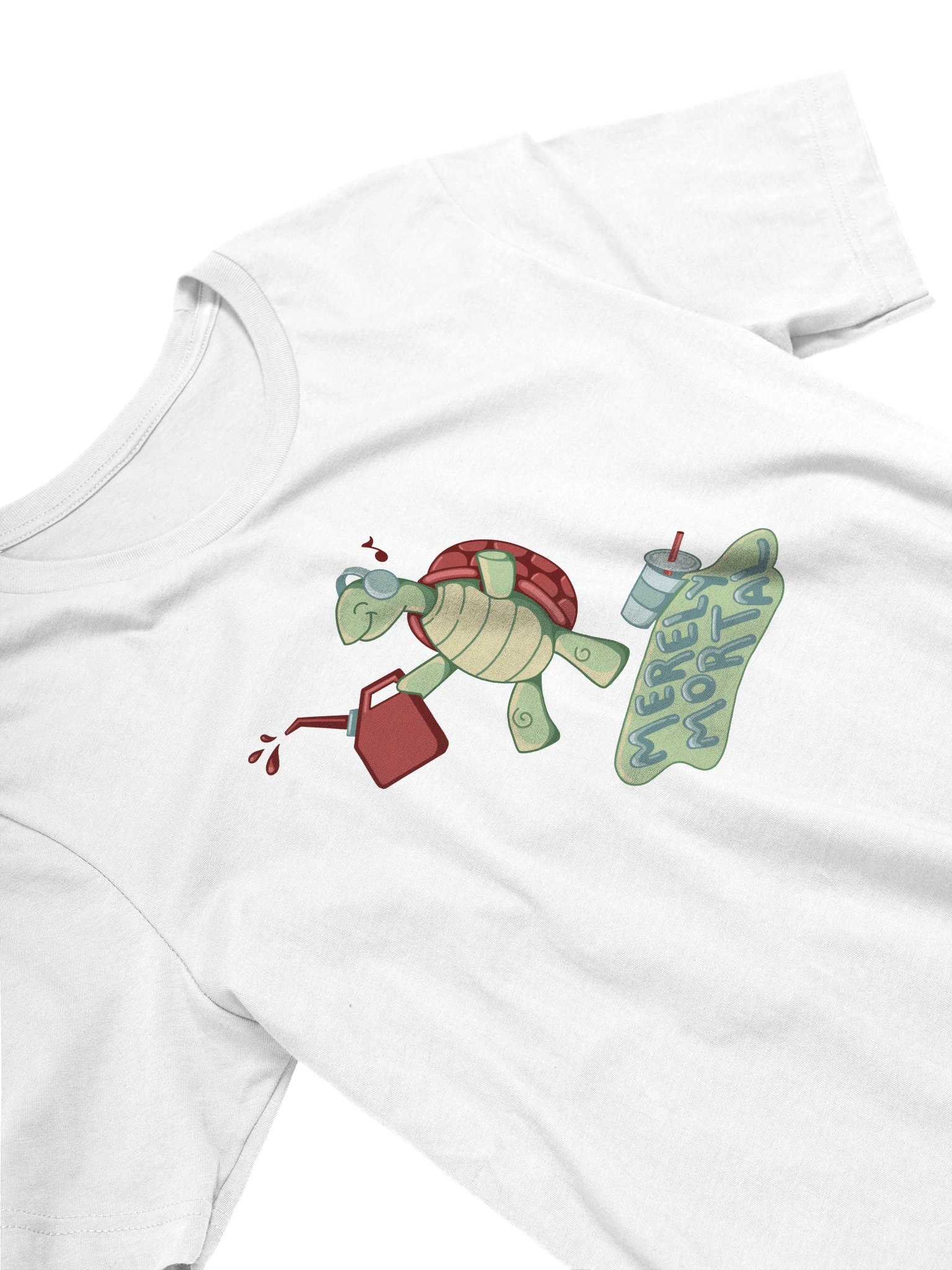 Exclusive Design: Merely Mortal's Dancing Gas Station Turtle Unisex T-shirt XS - 5XL product image (3)