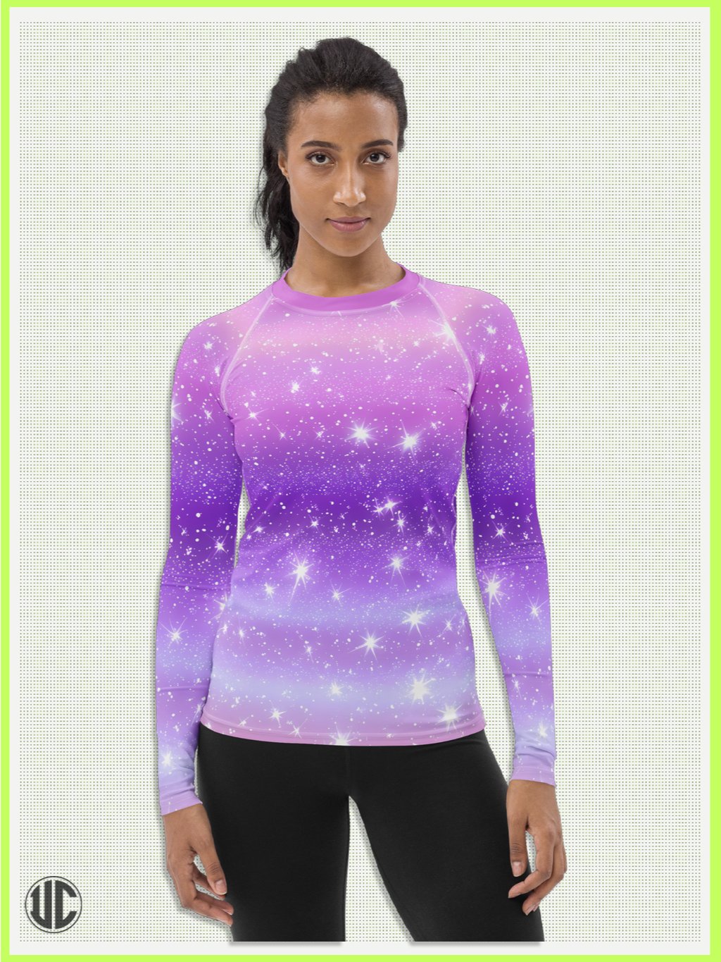 Galactic Twilight - Women's Rash Guard product image (5)