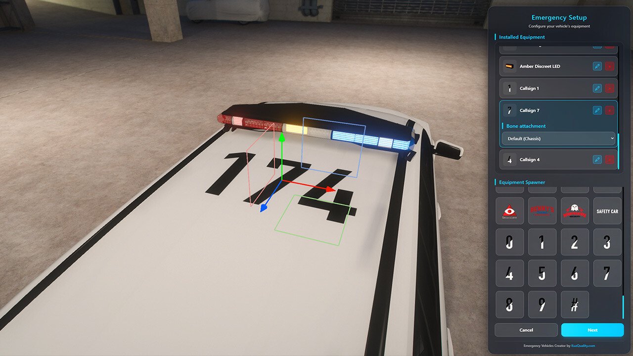 Emergency Vehicles Creator [ QB / ESX / QBOX ] product image (2)