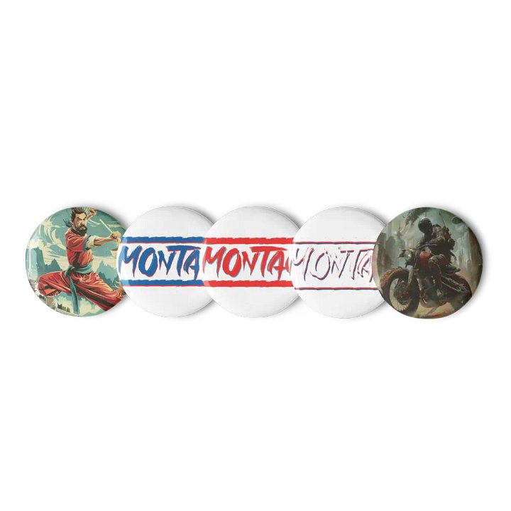 Montao Pin Badge Set product image (1)