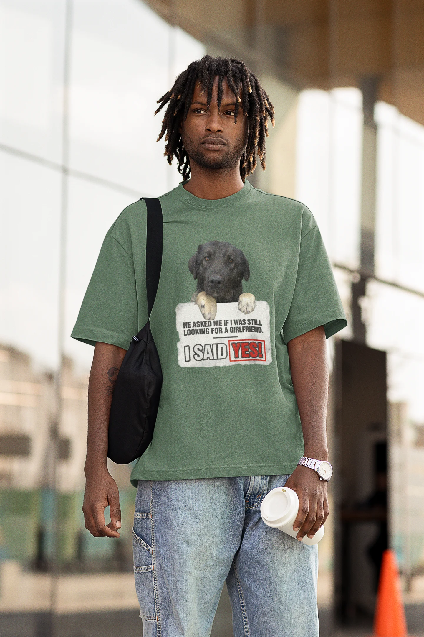 Funny Single Guy Dog Shirt product image (4)