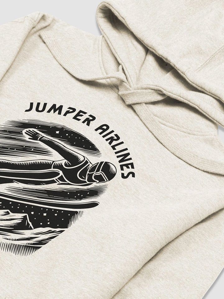 Funny Ski Jumper Airlines Winter Sports Hoodie product image (2)