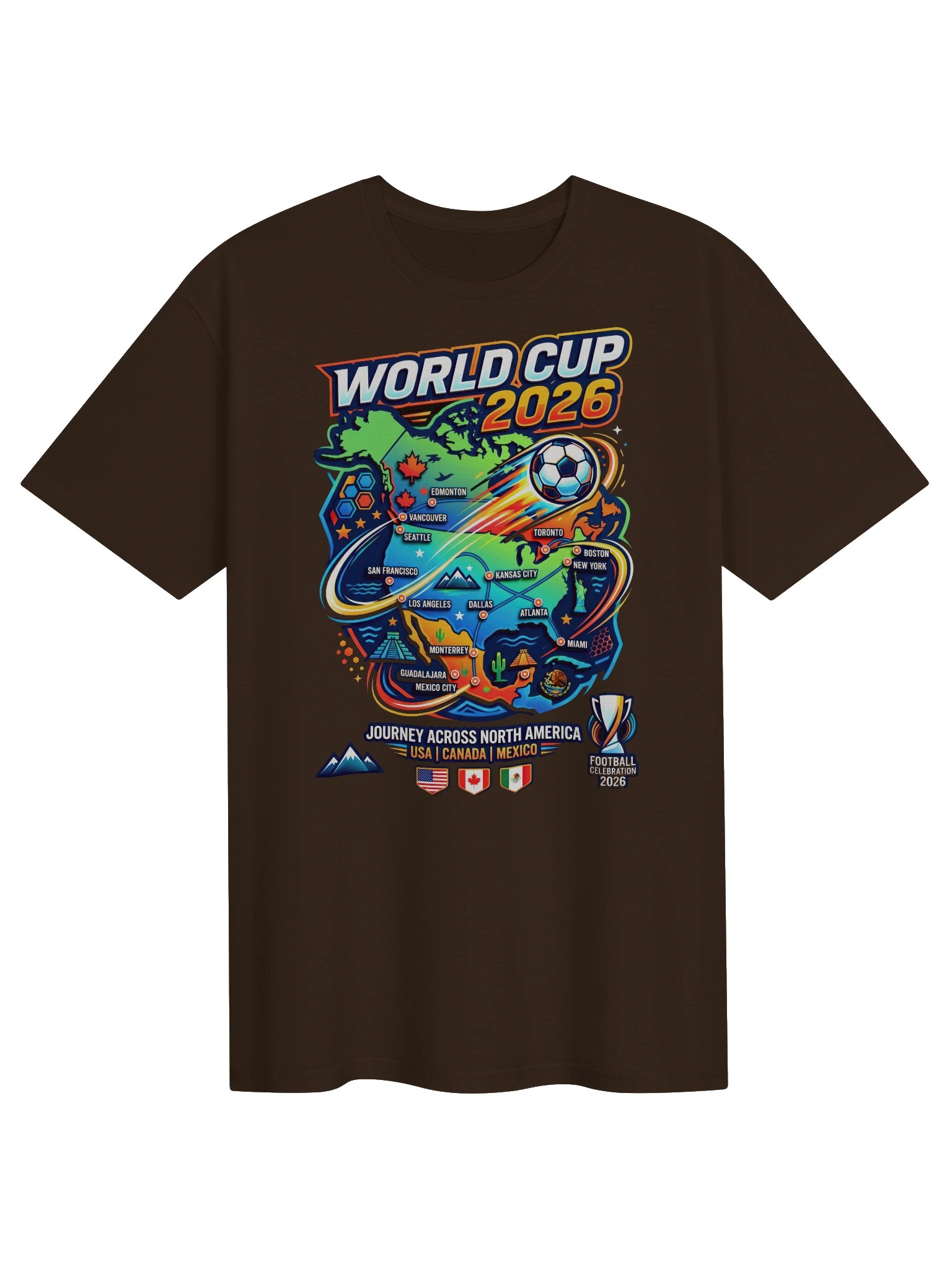 World Cup 2026 The Stadium Route Graphic Tee product image (1)