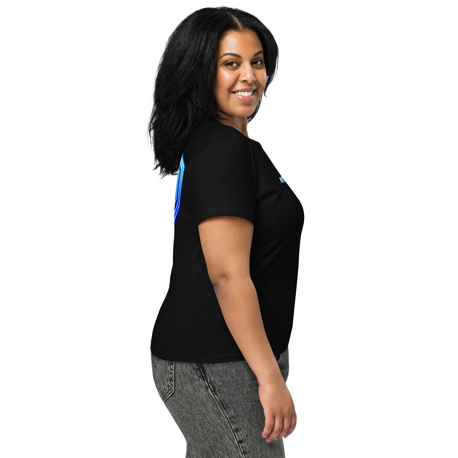 • AKC // Mission Control Women’s High-Waisted Tee | Arkfall Kitty Collective product image (5)