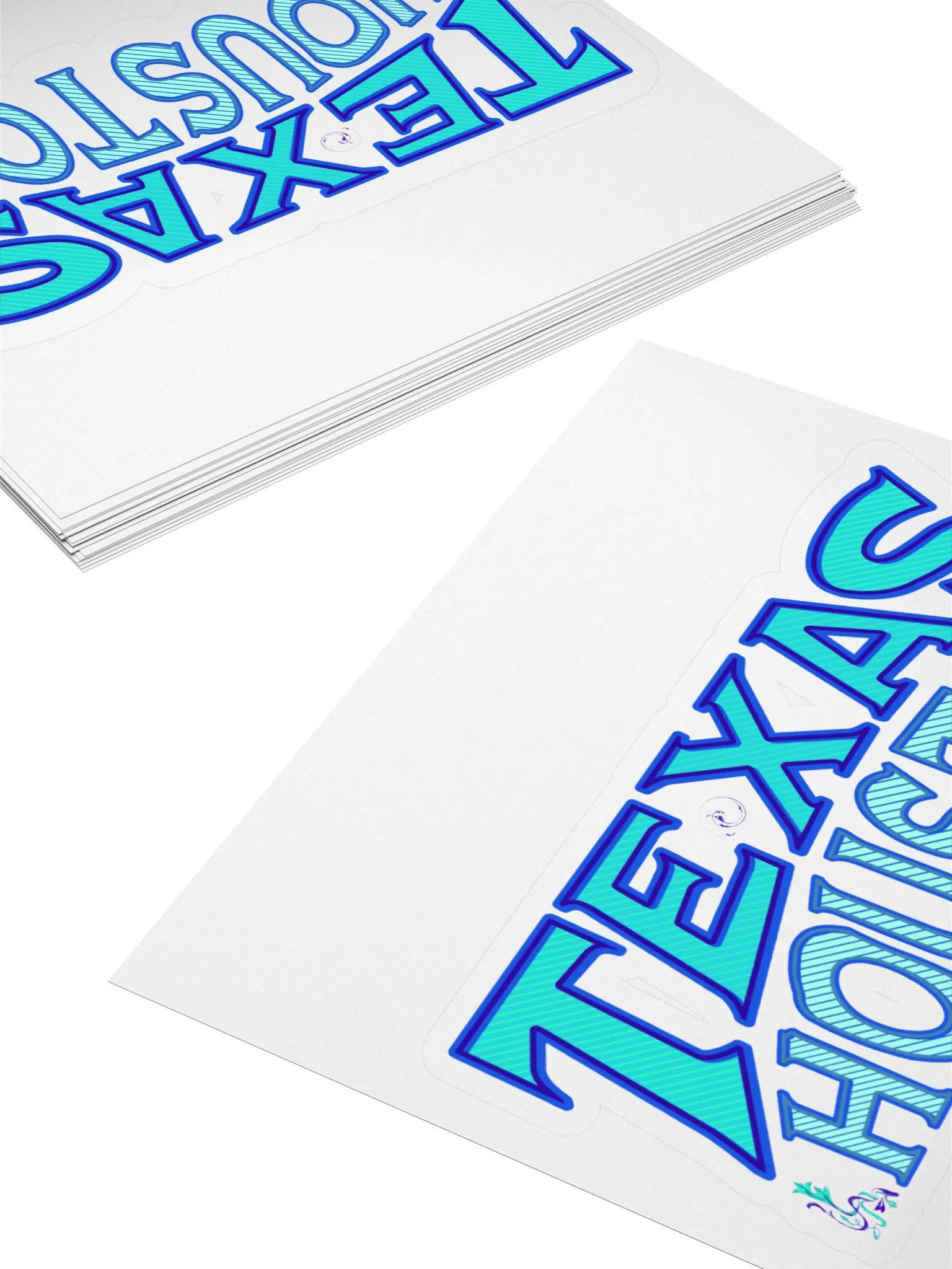 Dynamic Texas Houston Kiss-Cut Sticker product image (4)