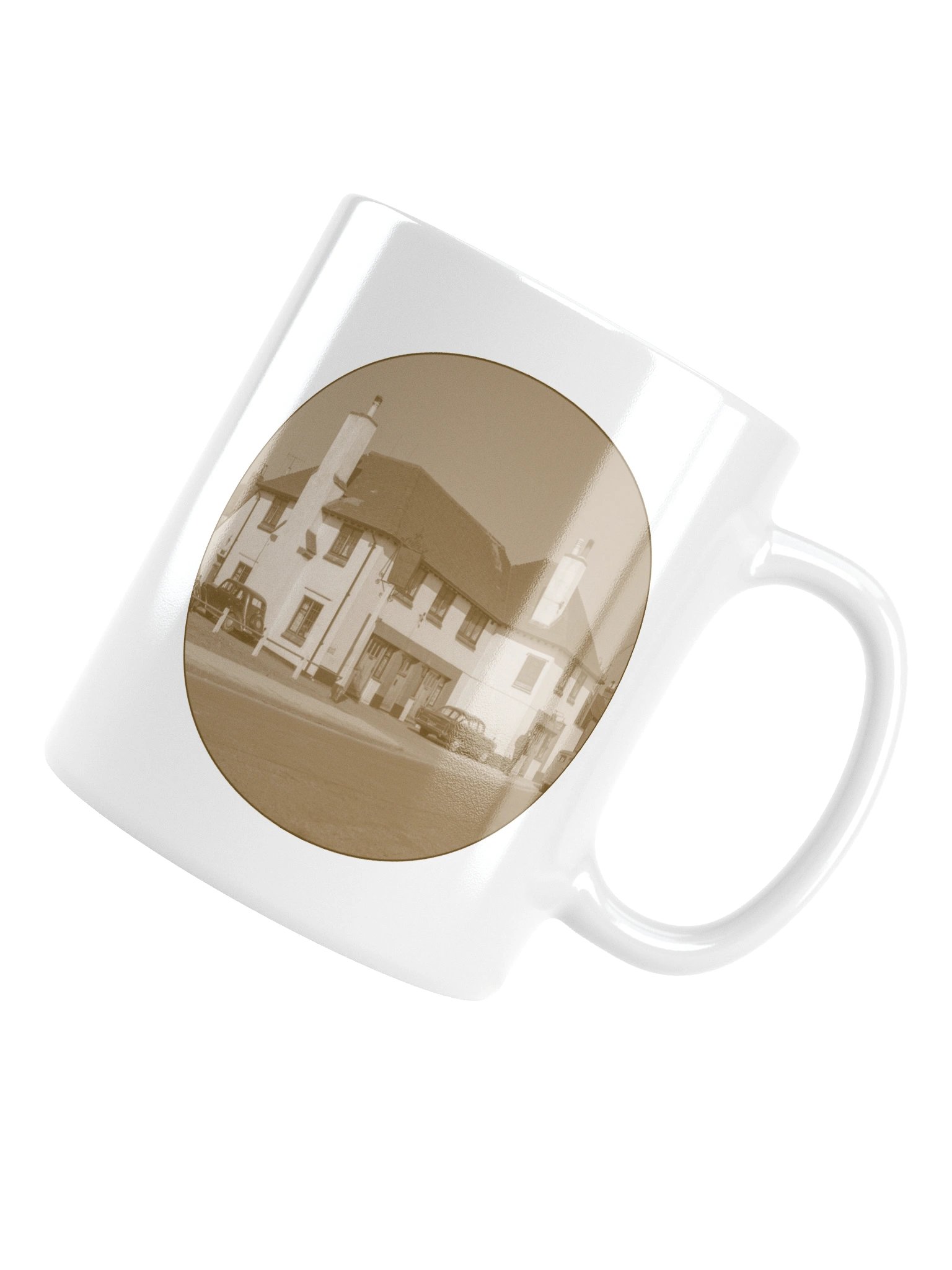 White Mug - Old Plough & Harrow product image (5)