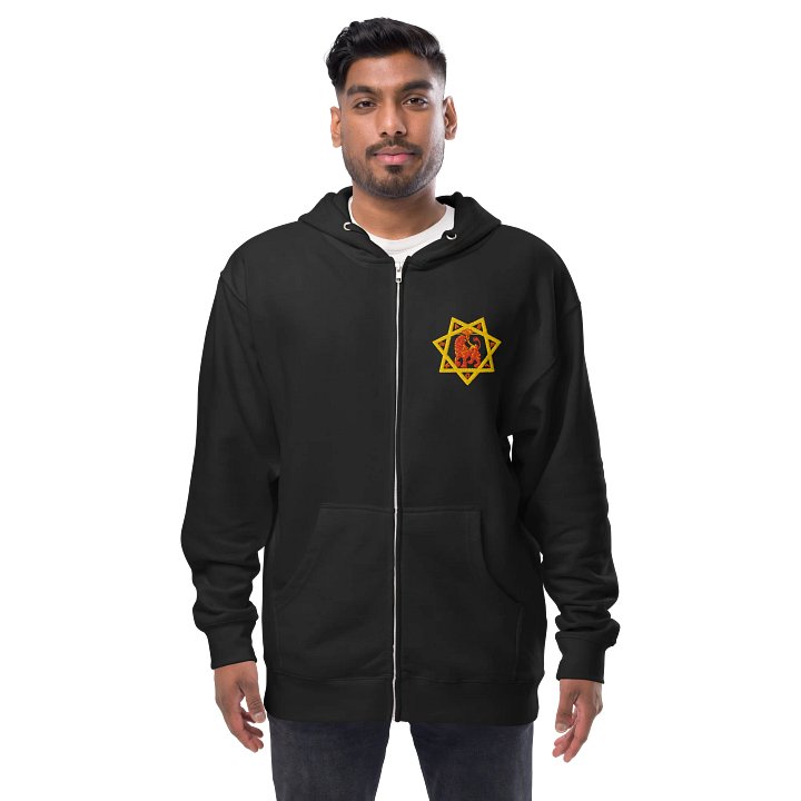 Babalon Star Embroidered Zip Hoodie product image (2)