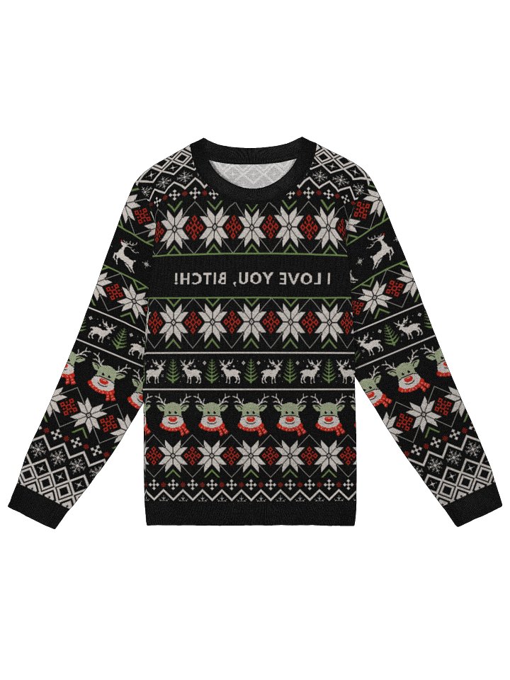 Ugly christmas sweater "ILYB" product image (5)