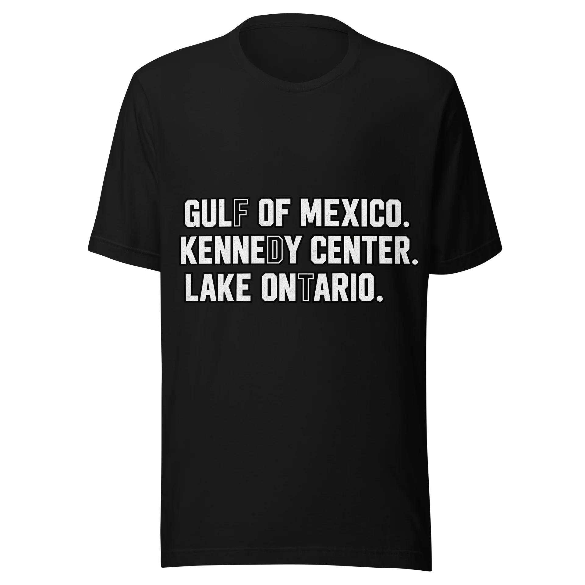 Gulf of Mexico ,Kennedy Center, Lake Ontario Graphic T-Shirt. product image (1)