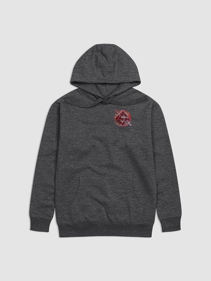 Son_0f_0din Cotton Heritage Unisex Premium Hoodie- Logo Front Left/Gungnir spine product image (3)