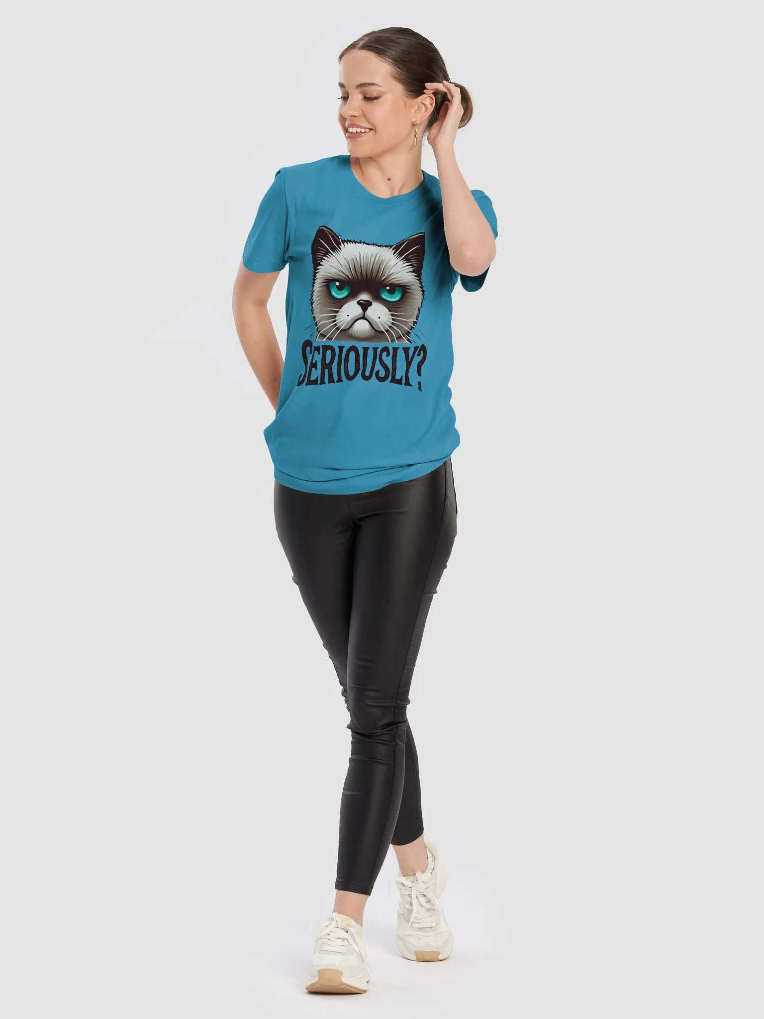 Seriously? - Grumpy Cat Attitude T-Shirt product image (6)