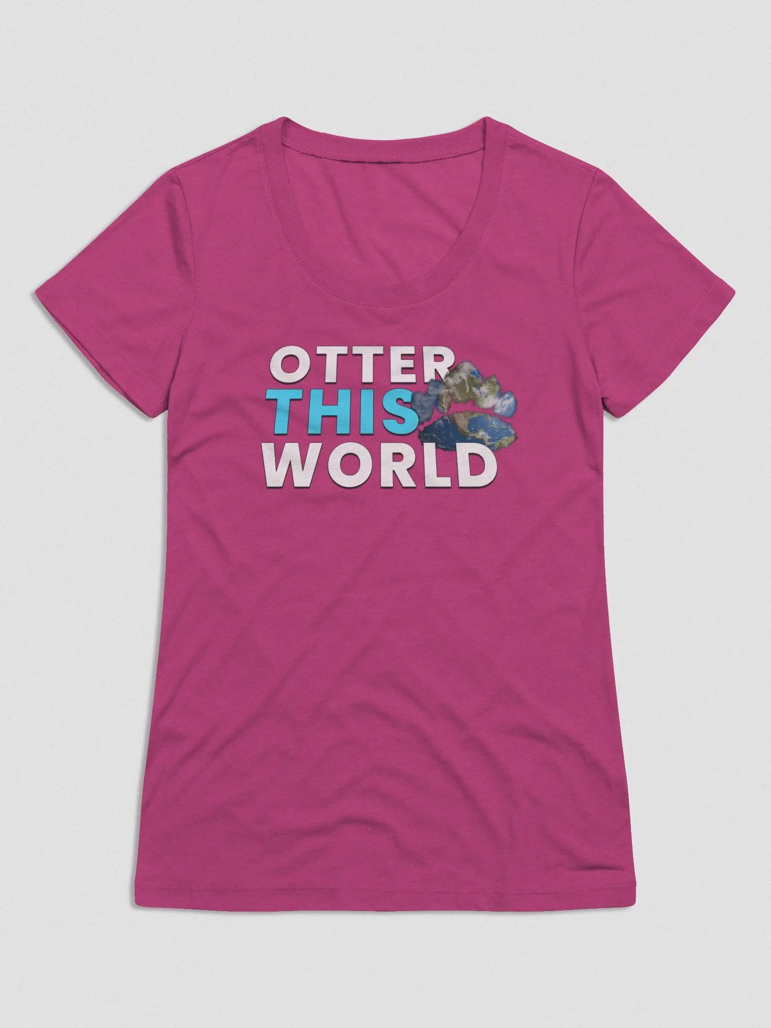 Otter This World Women's Tri-Blend Tee product image (3)