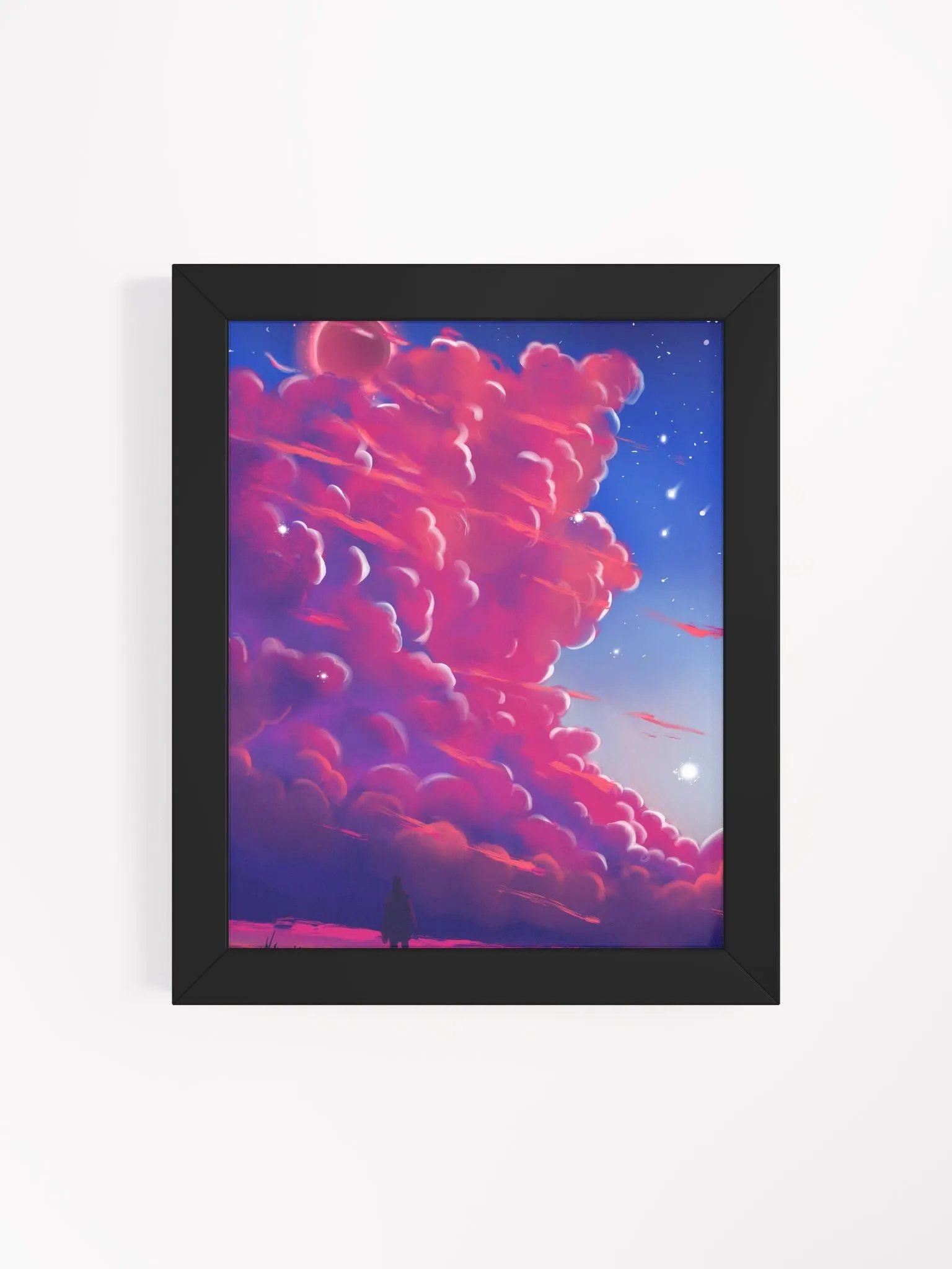 Electric Pink (Framed High-Quality Matte Poster) product image (4)