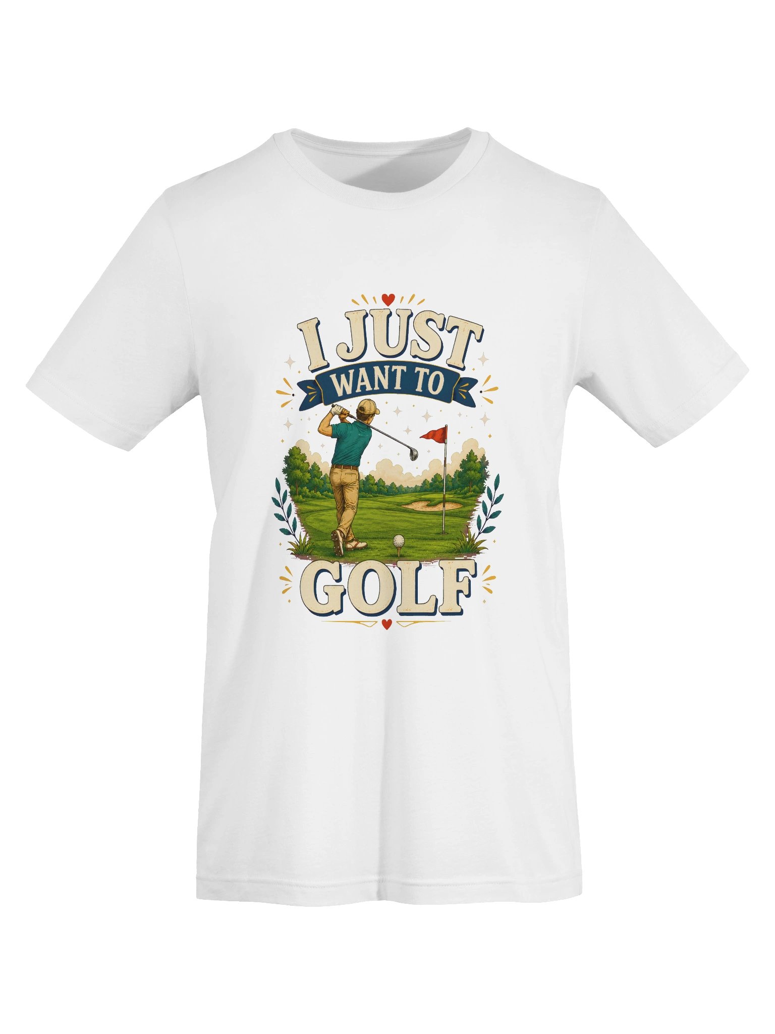 I Just Want To Golf Tee product image (41)