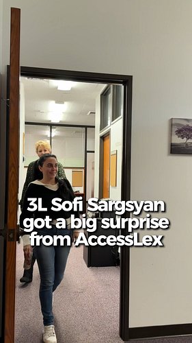 Congratulations to 3L Sofi Sargsyan for being named a 2026 MAX by AccessLex® Grand Prize Scholarship winner! Sofi is one of j...