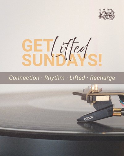 GET LIFTED SUNDAYS! has always been about slowing down and letting the music lift your spirit wherever you are.

Now, we’re b...