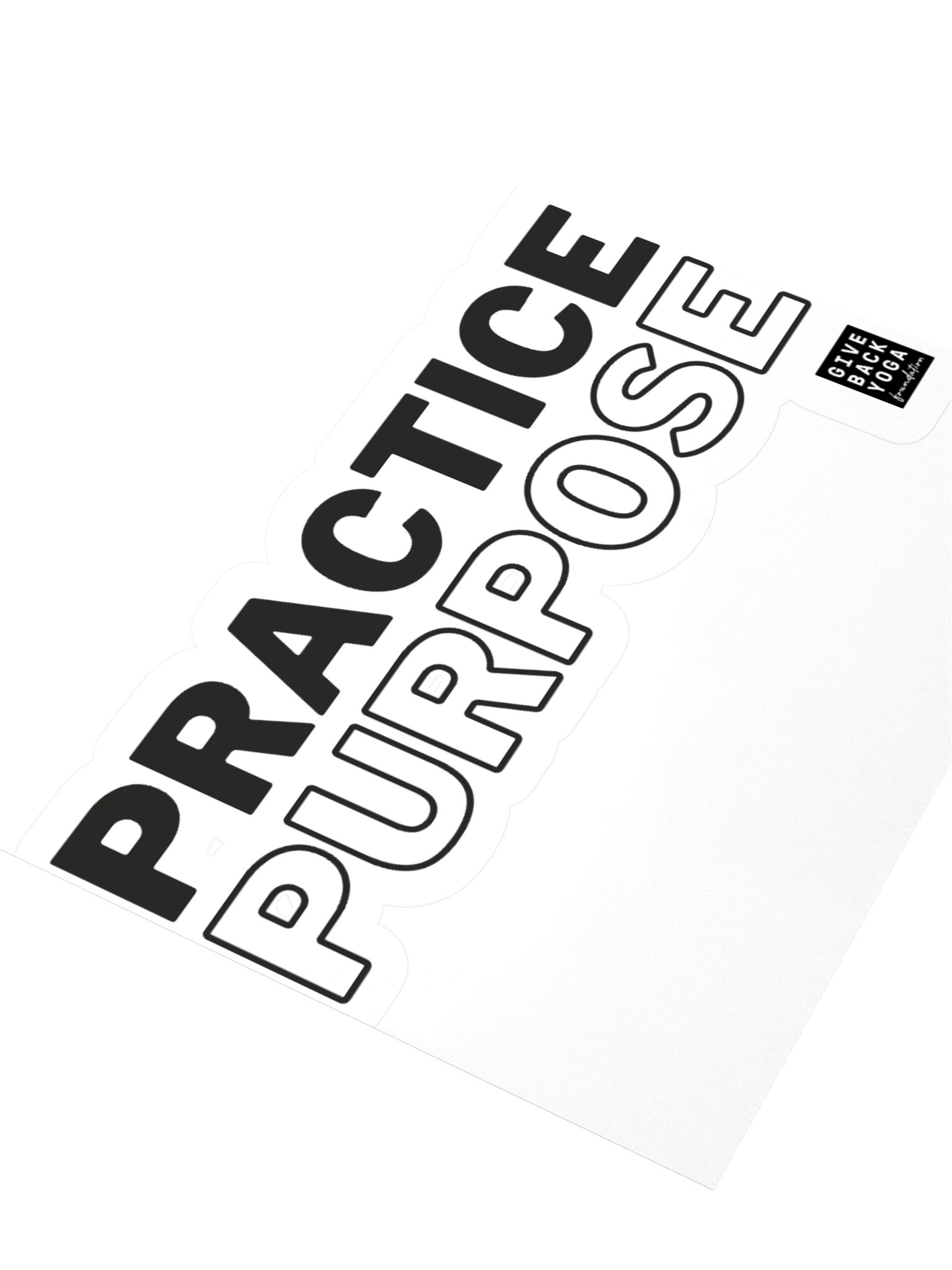 PRACTICE PURPOSE Sticker product image (3)