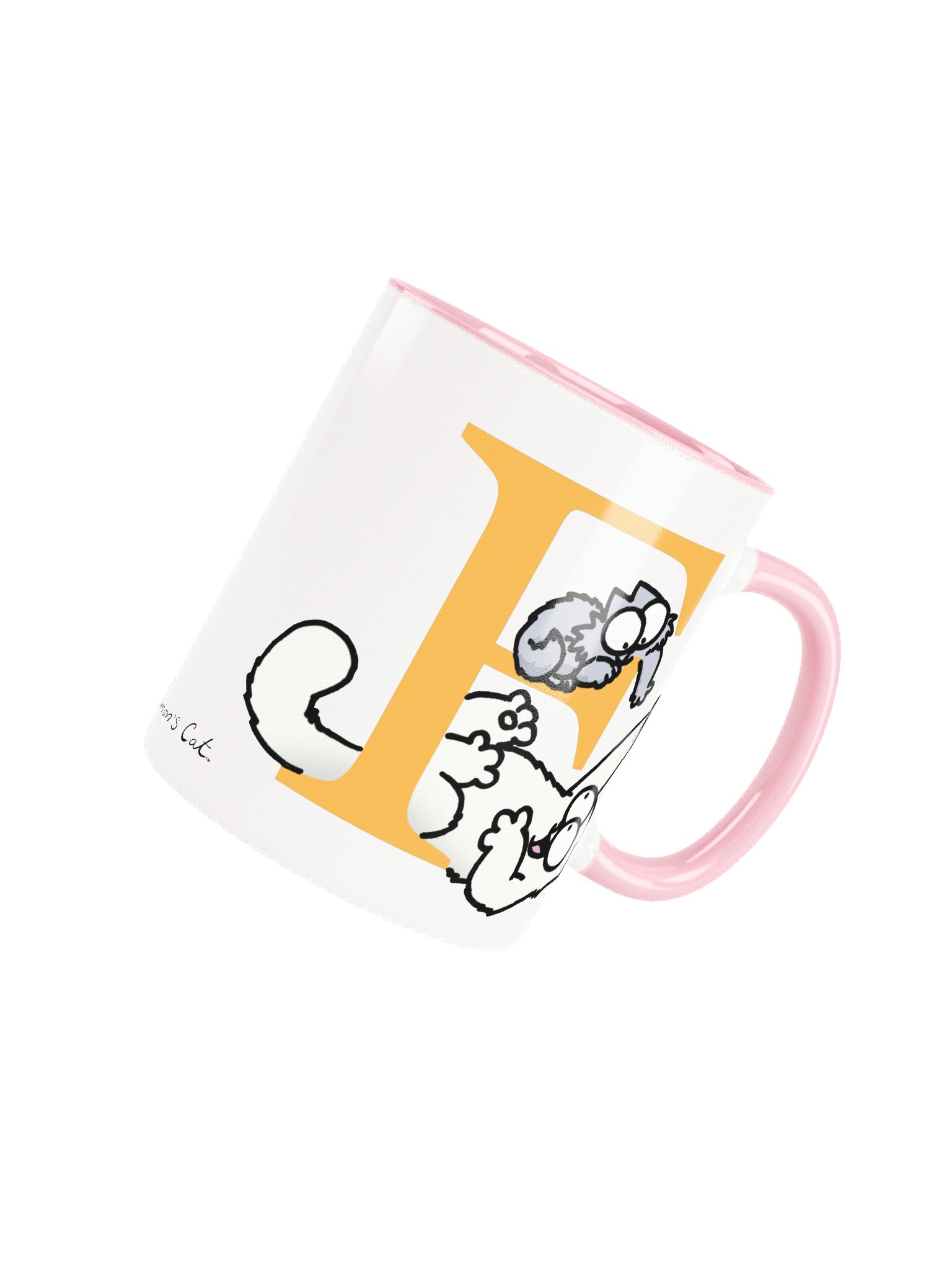 Cat Monogram Mug - F product image (4)