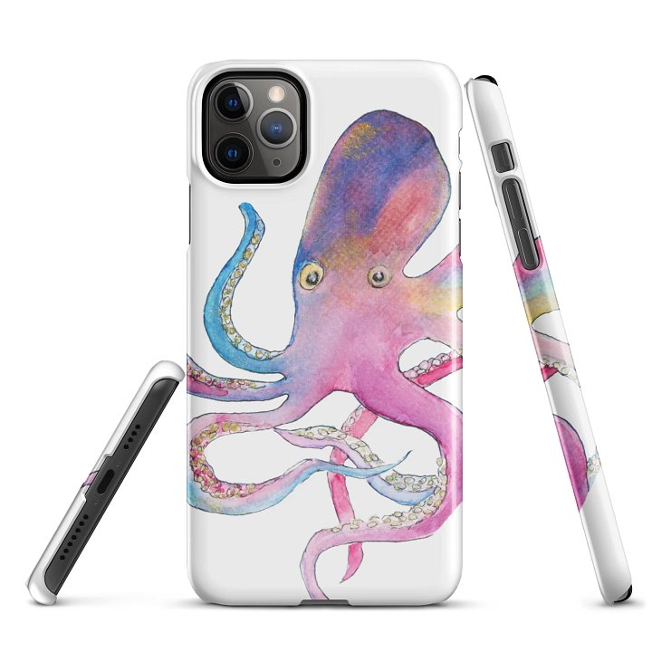 Rainbow Octopus iPhone Snap Case product image (2)