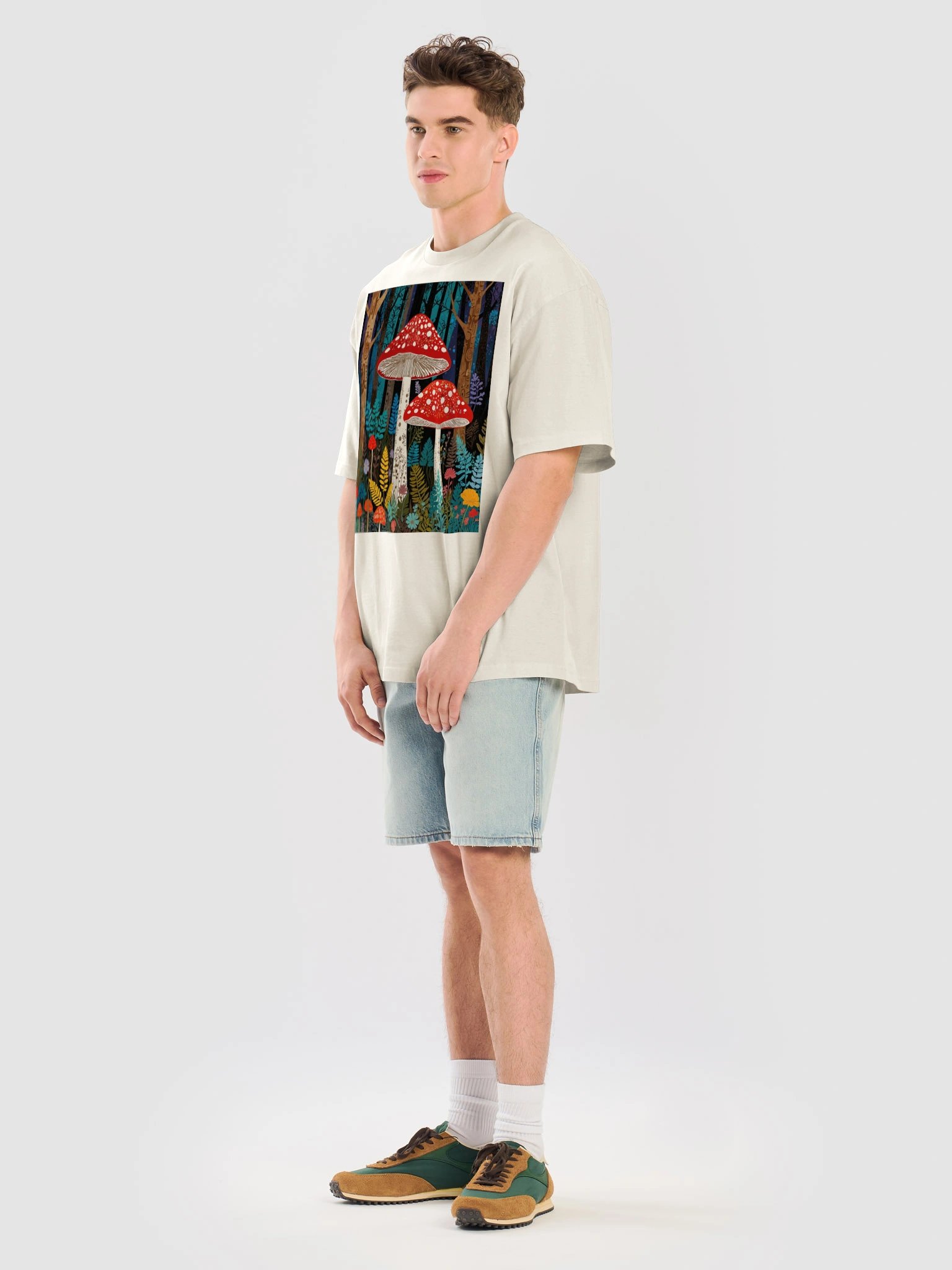 Art by Edward Martin Oversized Tee product image (14)
