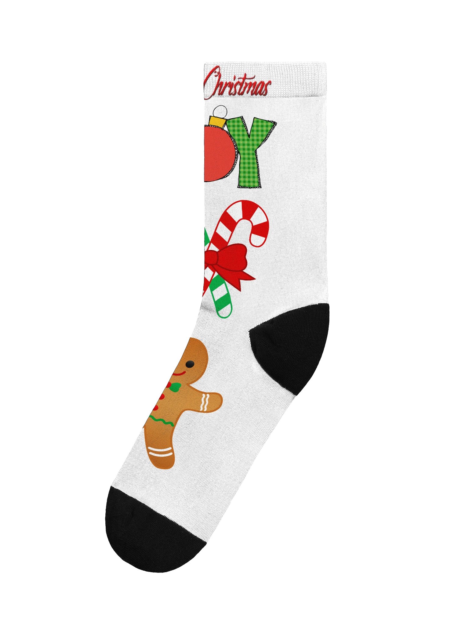 Symmetrical Holiday Joy Crew Socks product image (1)