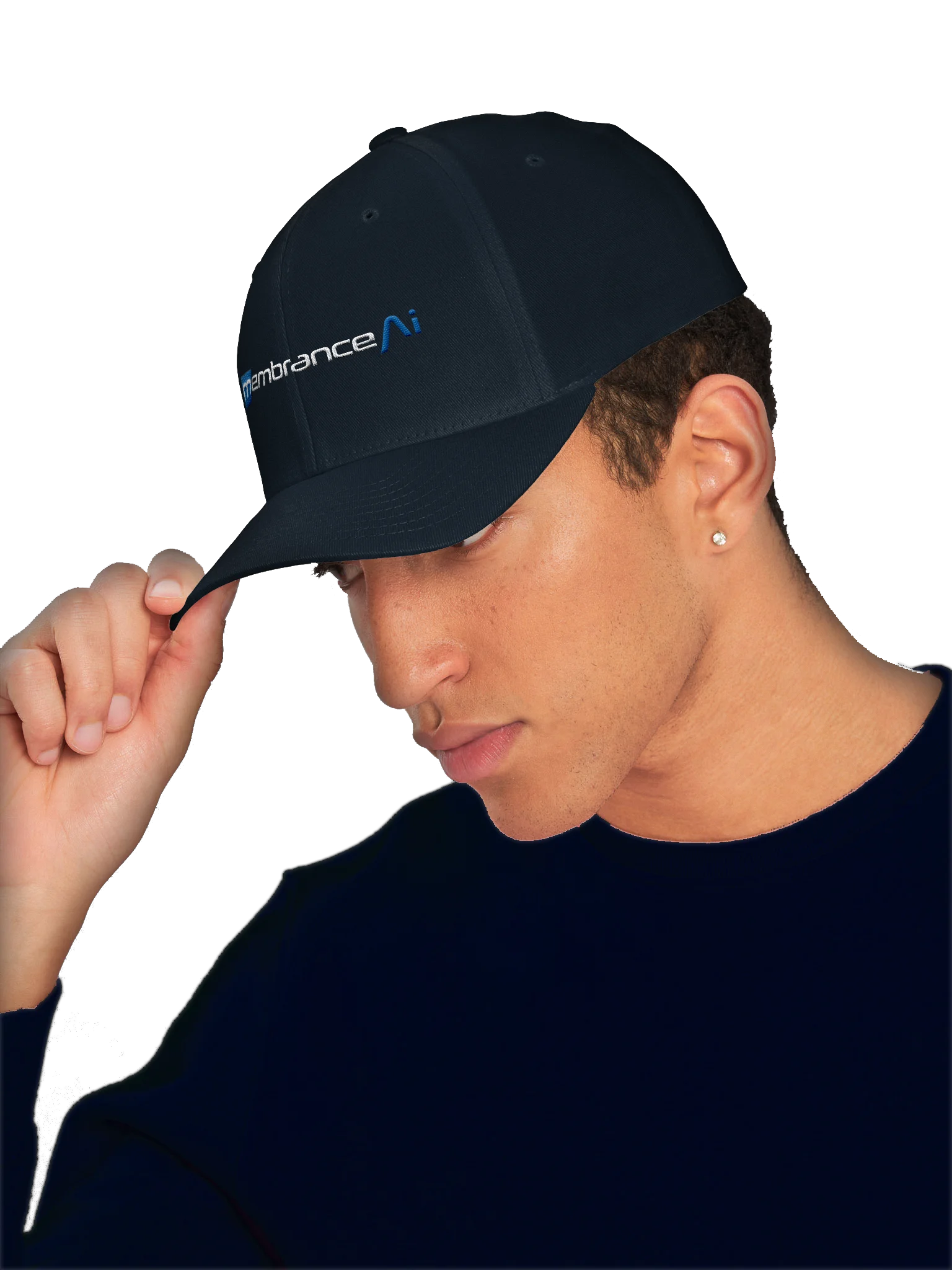 Membrance® AI Embroidered Fitted Hat product image (2)