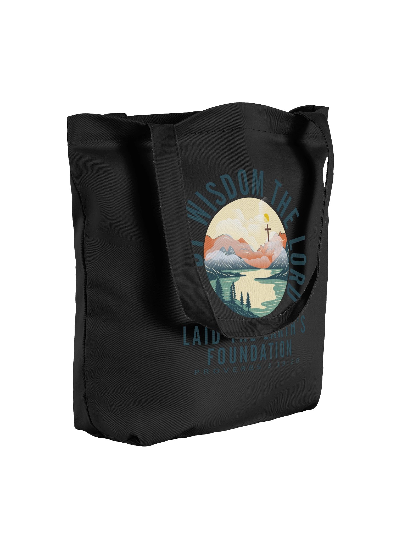 By Wisdom the Lord Tote Bag product image (4)