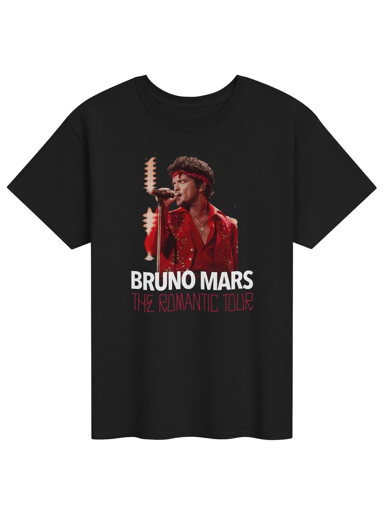 Bruno Mars The Romantic Tour 2027 Merch T-Shirt product image (1)