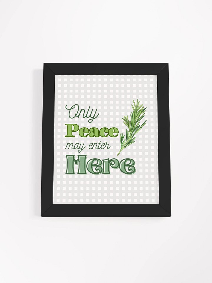 Only Peace May Enter Here – Rosemary House Blessing Sign product image (4)