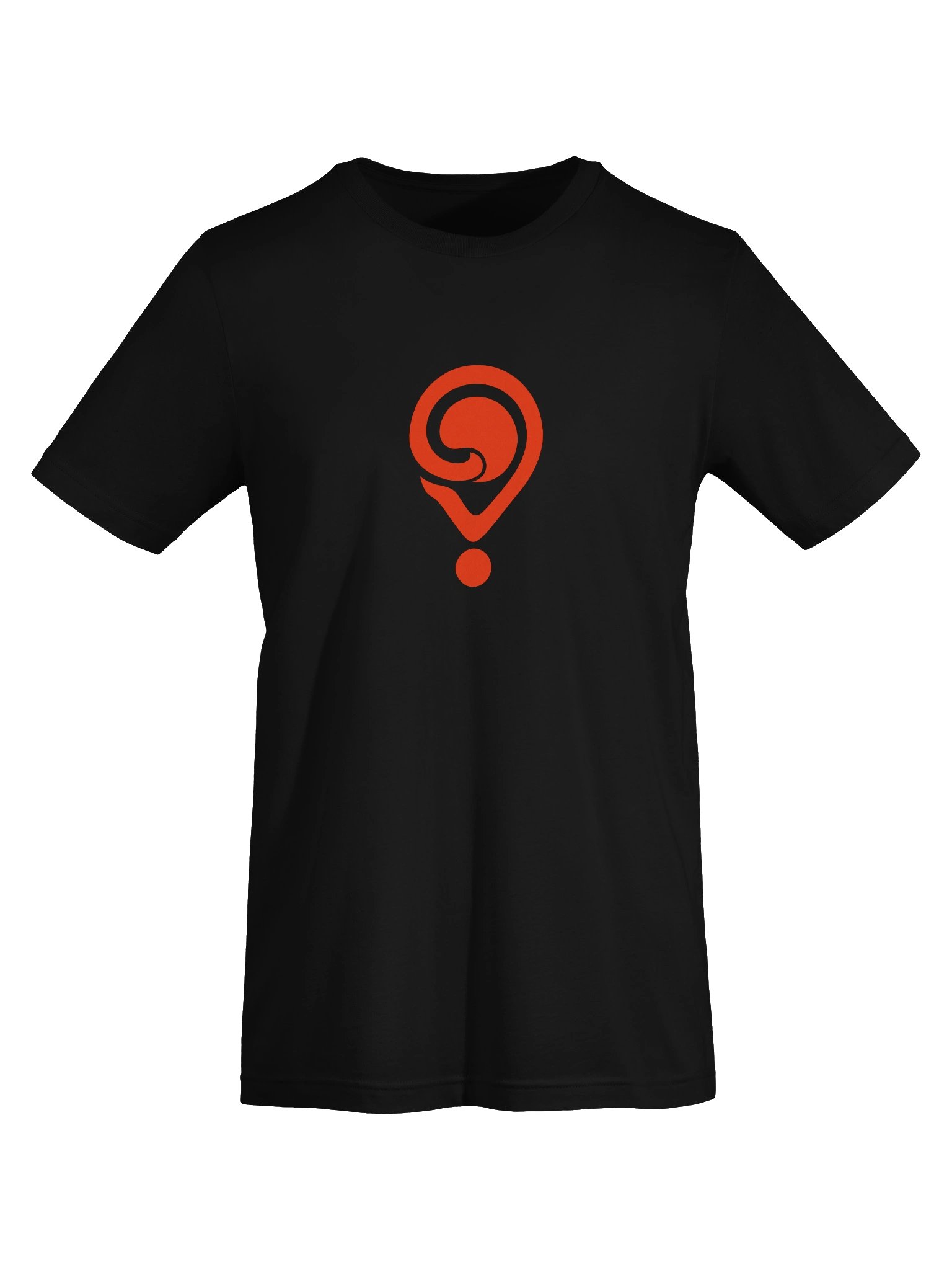 Interrobang Mark Tee (Red on Black) product image (5)