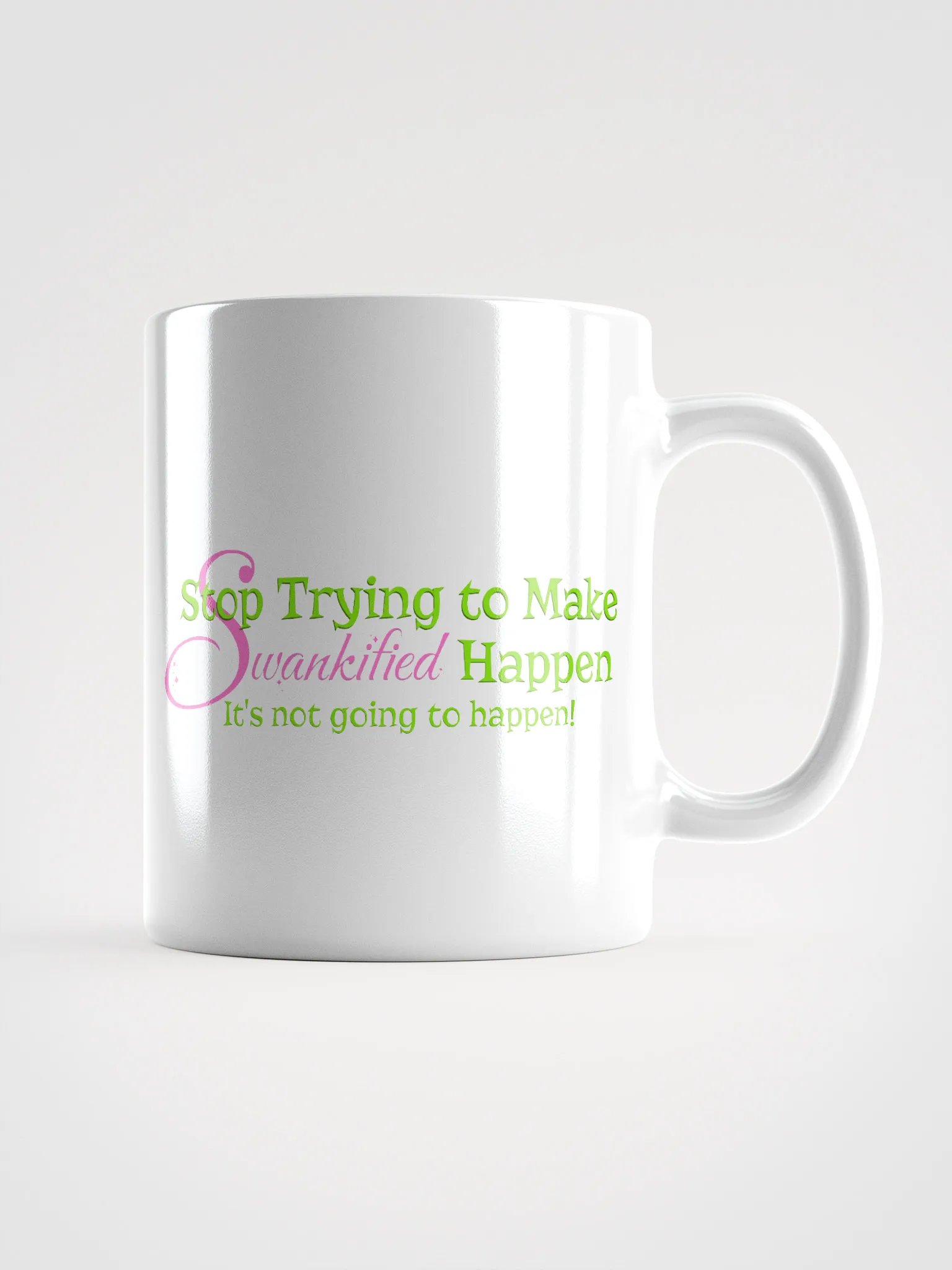 Swankified Mug – White Glossy Wicked x Mean Girls Musical Comedy Cup product image (1)