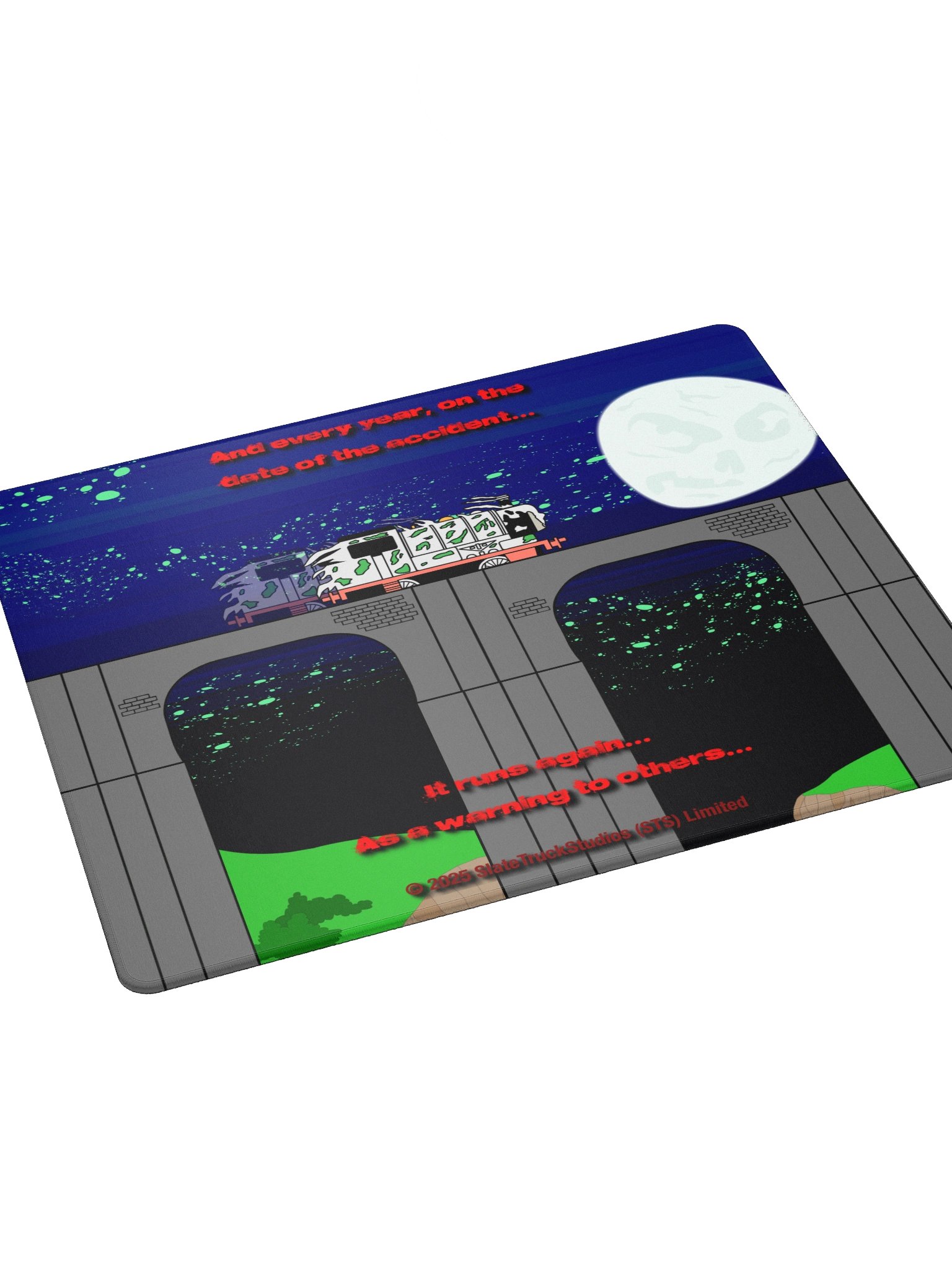 Ghostly Trick Mouse Mat product image (4)