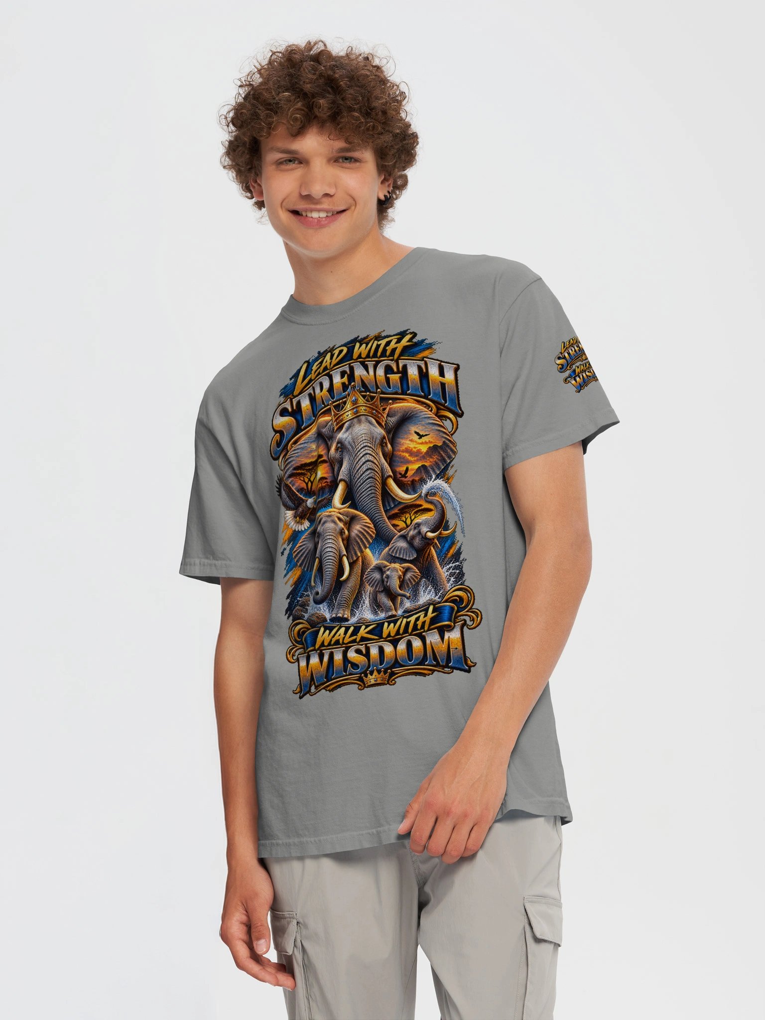 Stop Being Lazy — Lead With Strength, Walk With Wisdom Tee product image (3)