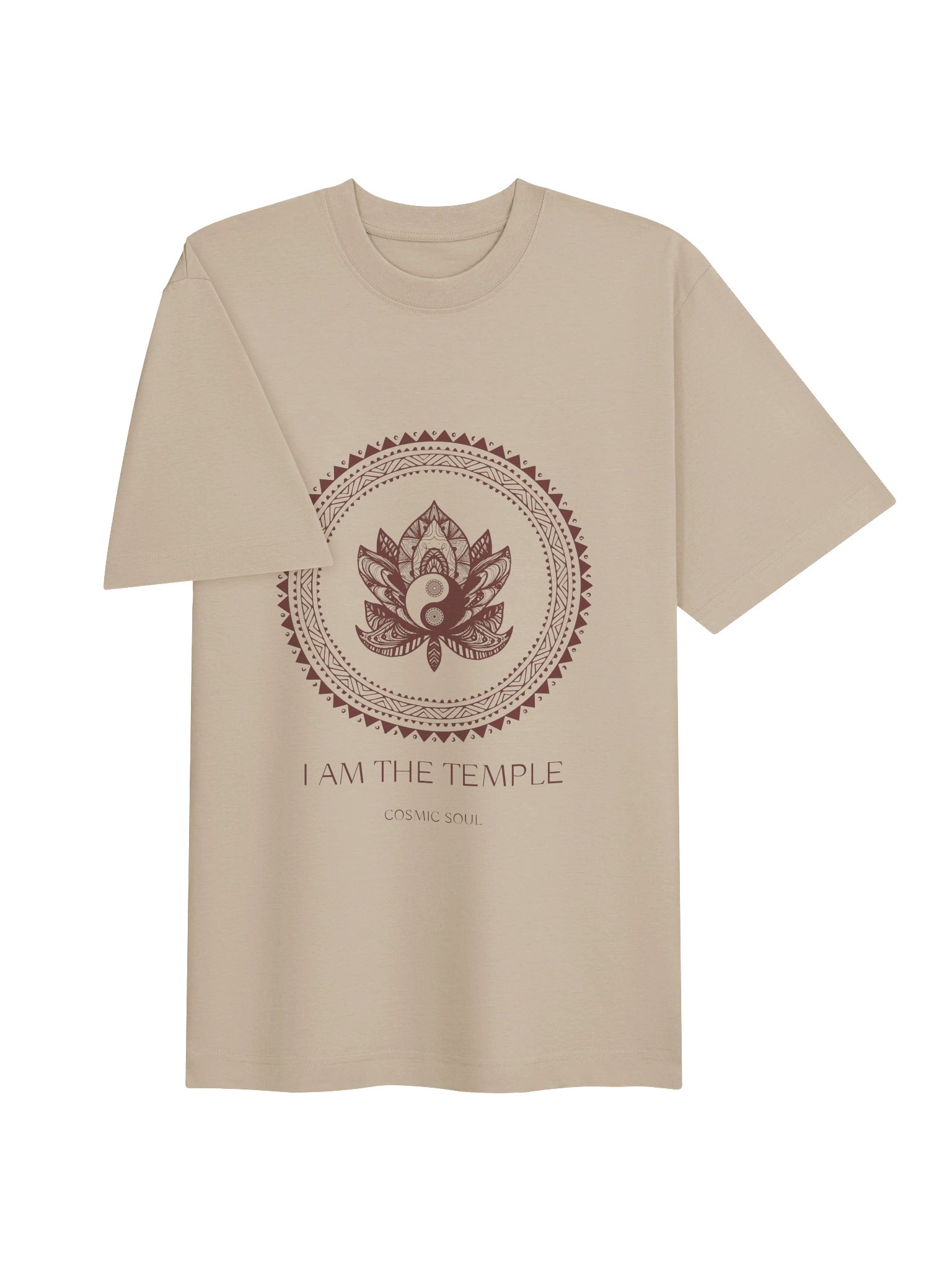 I Am the Temple — Cosmic Soul · Premium Heavyweight Tee product image (9)