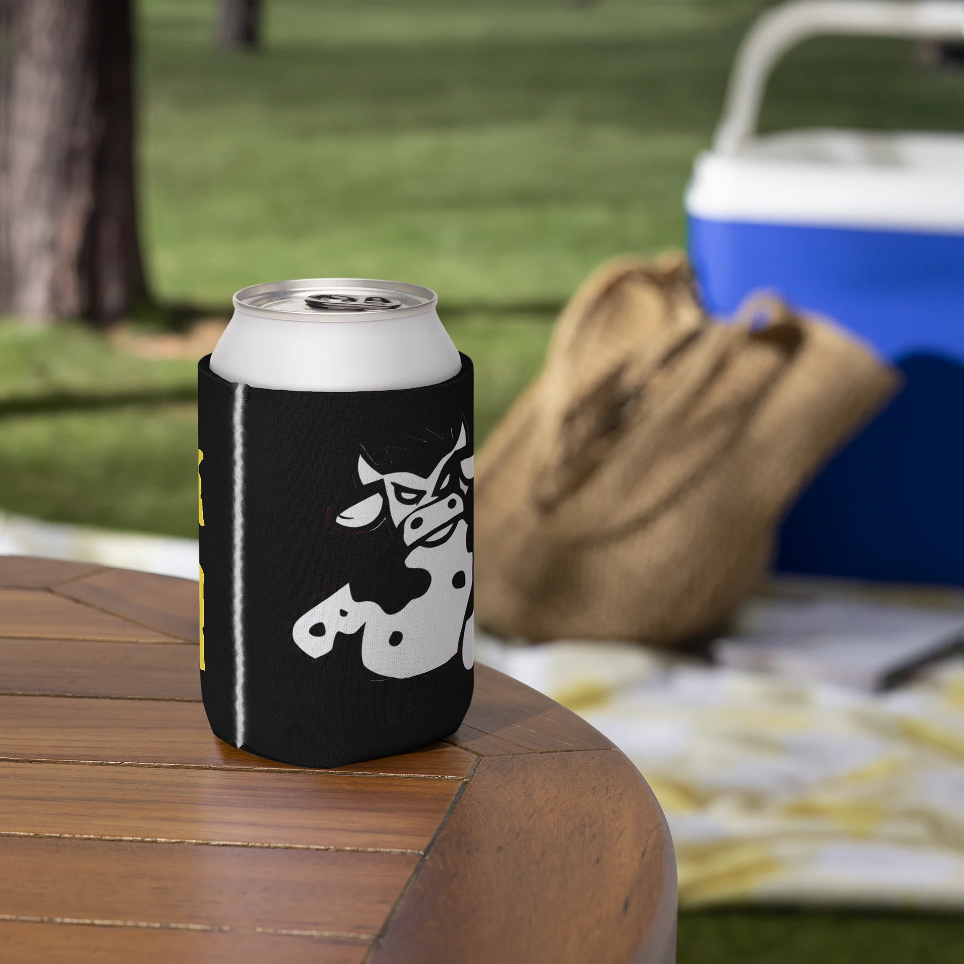 Stitched Smirk Can Cooler product image (6)