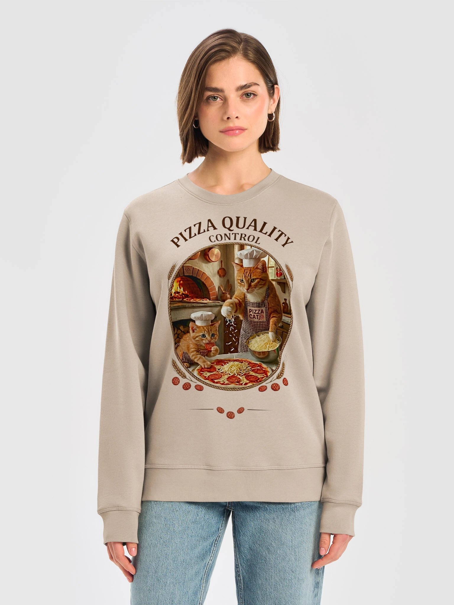 T&S : Pizza Quality Control - Sweatshirt product image (13)