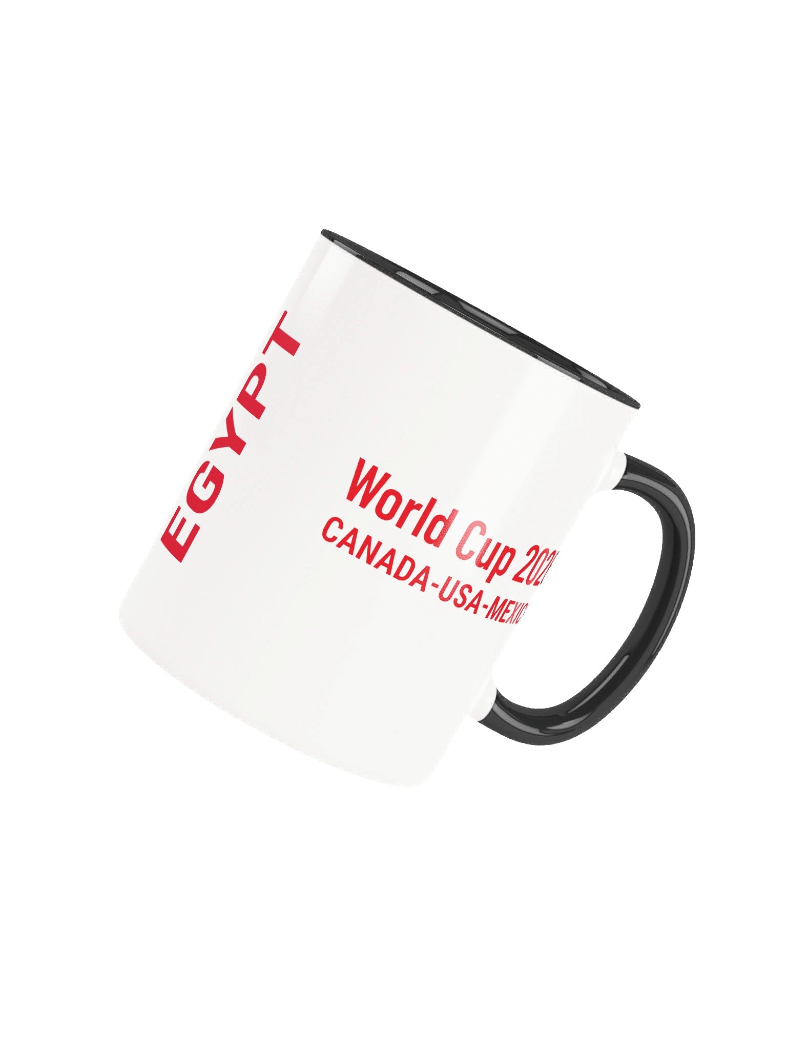 Egypt 2026 World Cup Flag Mug - Egypt Soccer Fan Coffee Cup - Premium Two-Tone Ceramic Mug product image (4)