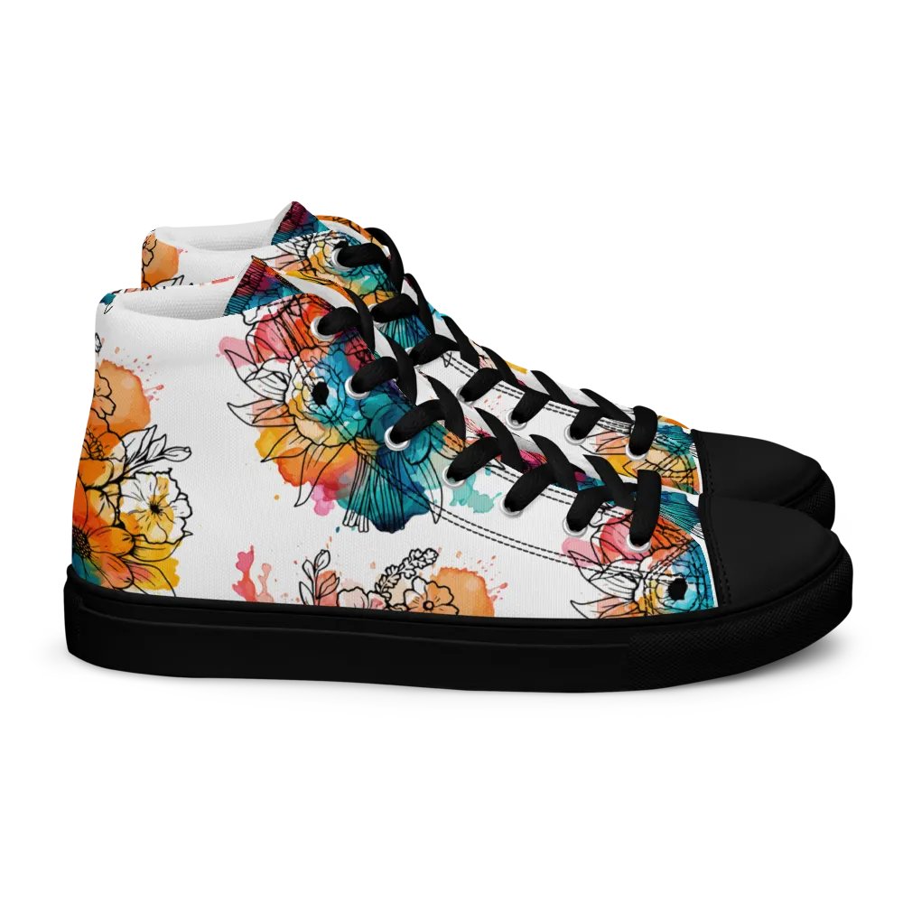 Ink Splash Bouquet High Tops product image (6)