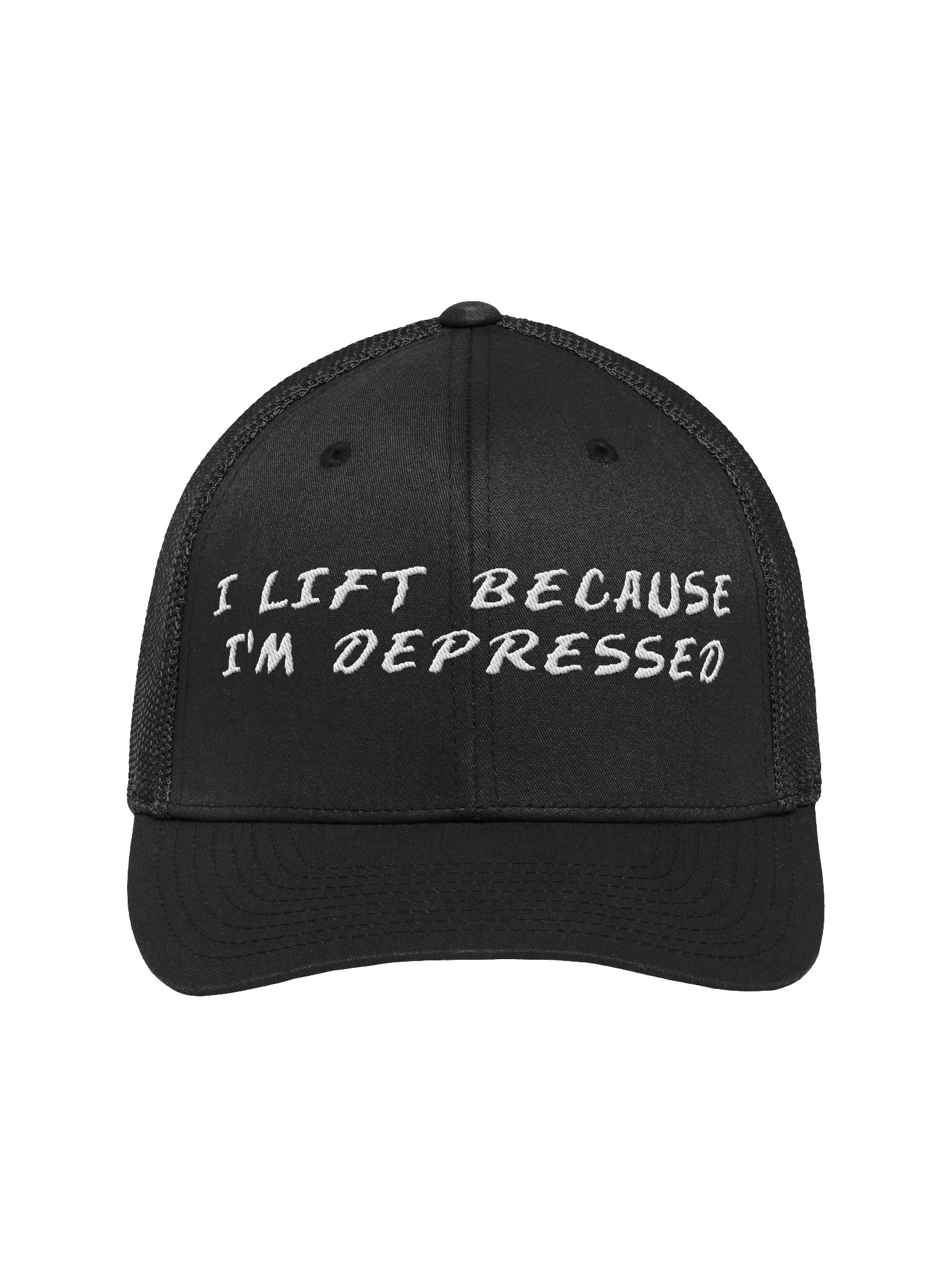 I Lift Because I'm Depressed Embroidered Hat product image (1)
