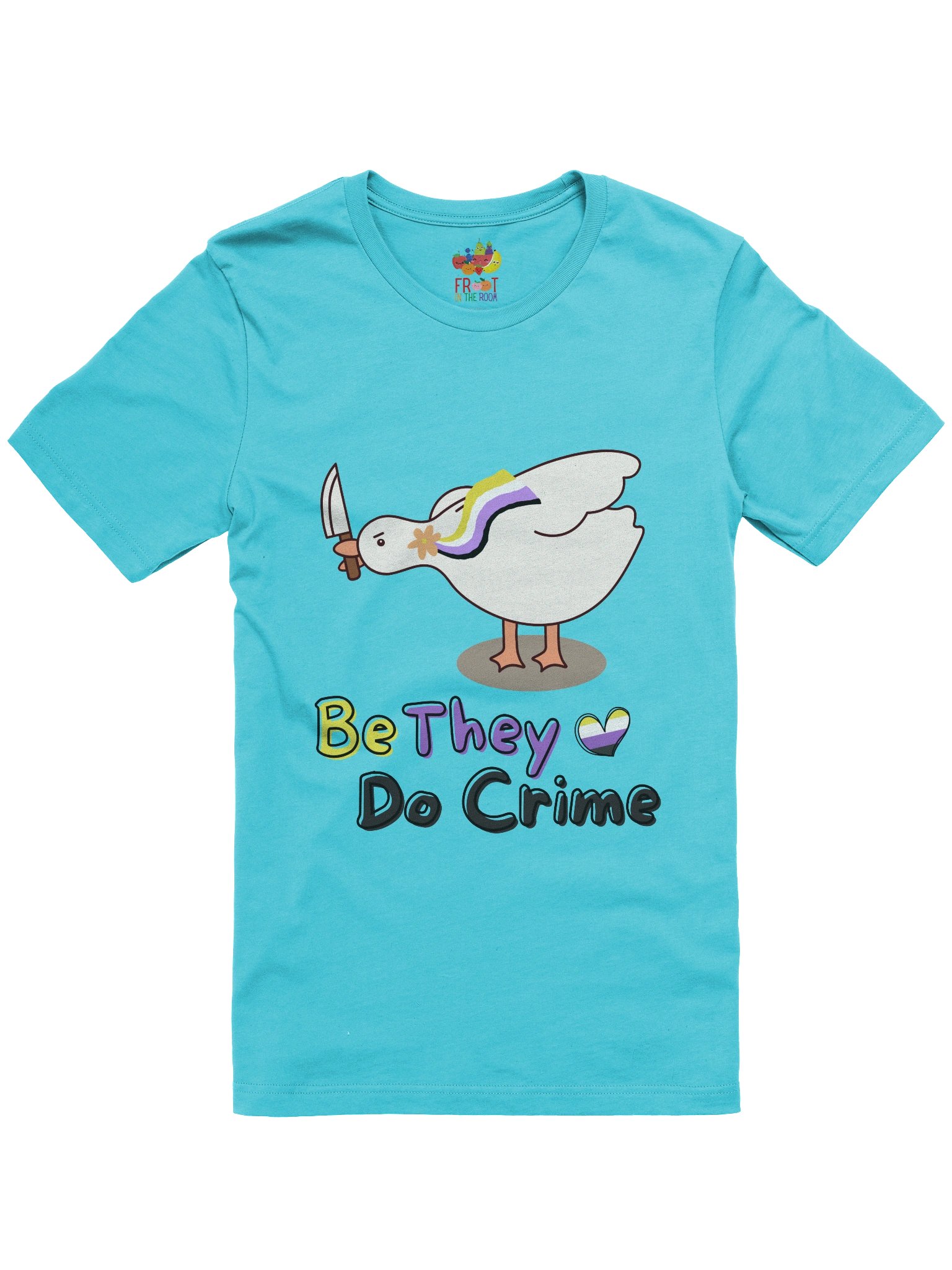 Be They Do Crime Non-Binary Goose Tee (Unisex) product image (2)