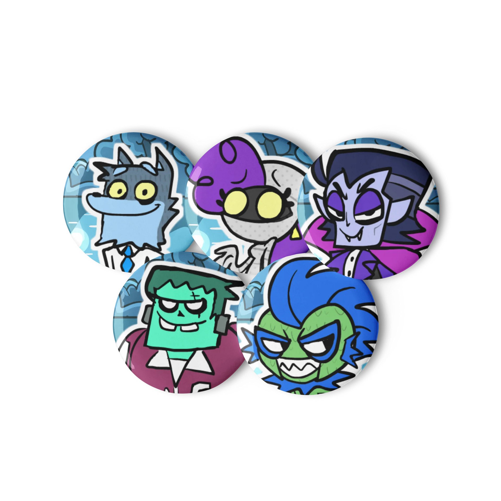 Fester Pin Buttons Set product image (1)