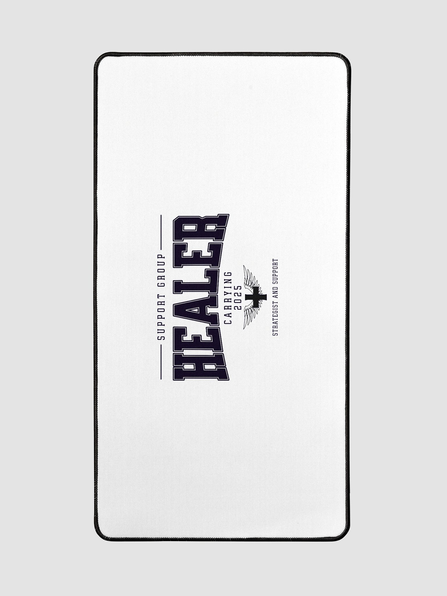 "HEALER" Winged Support Strategist Desk Mat product image (2)
