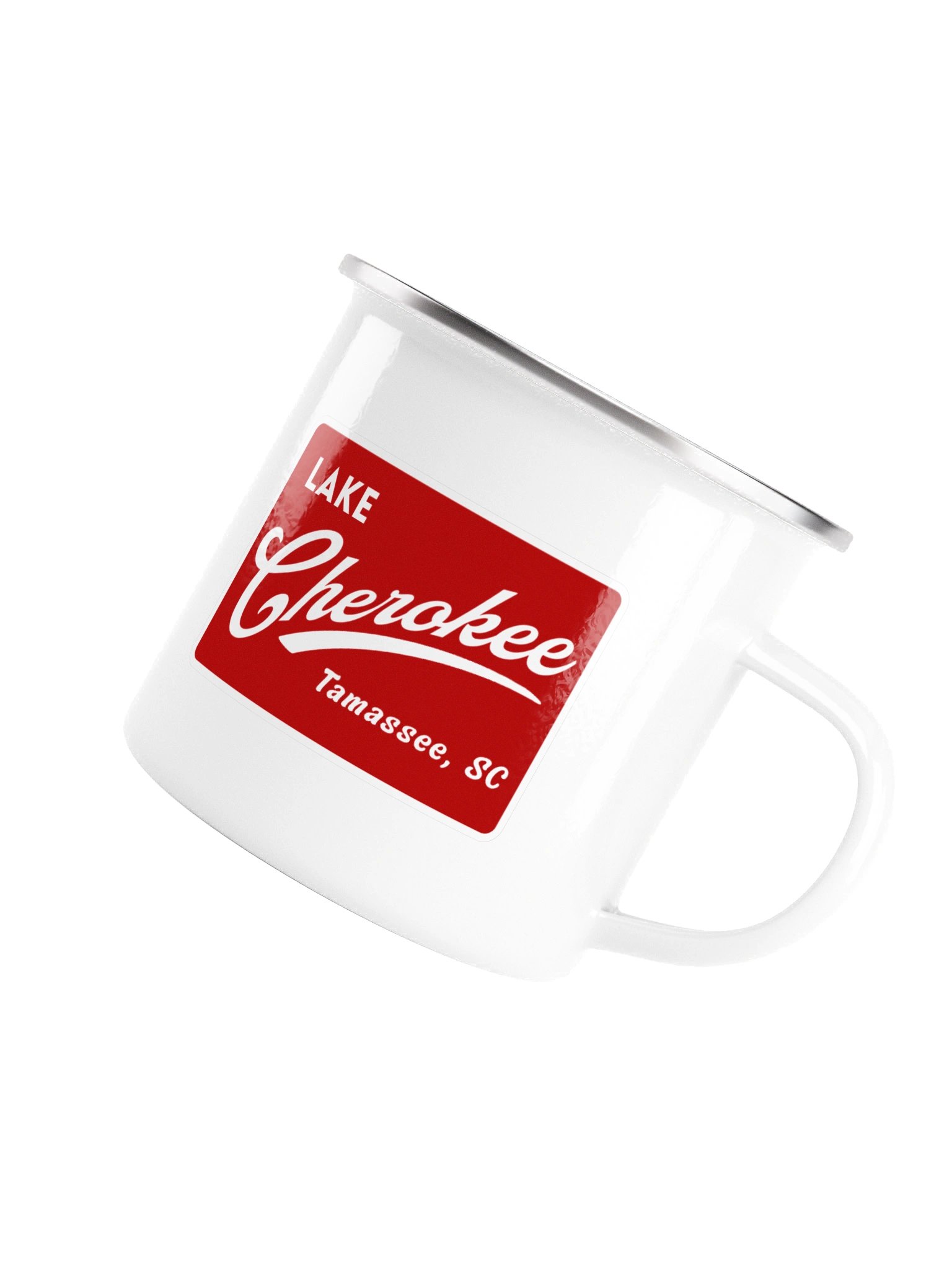 Lake Cherokee Enamel Mug product image (5)