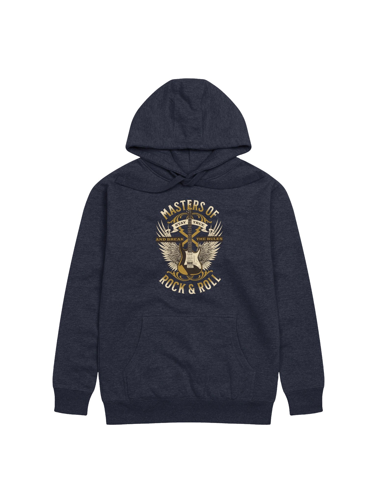 Stylish Streetwear Hoodie for Rock & Roll Guitar Enthusiasts product image (1)