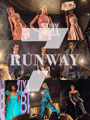The art of drama on the runway. ⚡️🦚🖤

Centered around Malan Breton’s heartfelt bow to the Sony Hall audience, this editorial ...