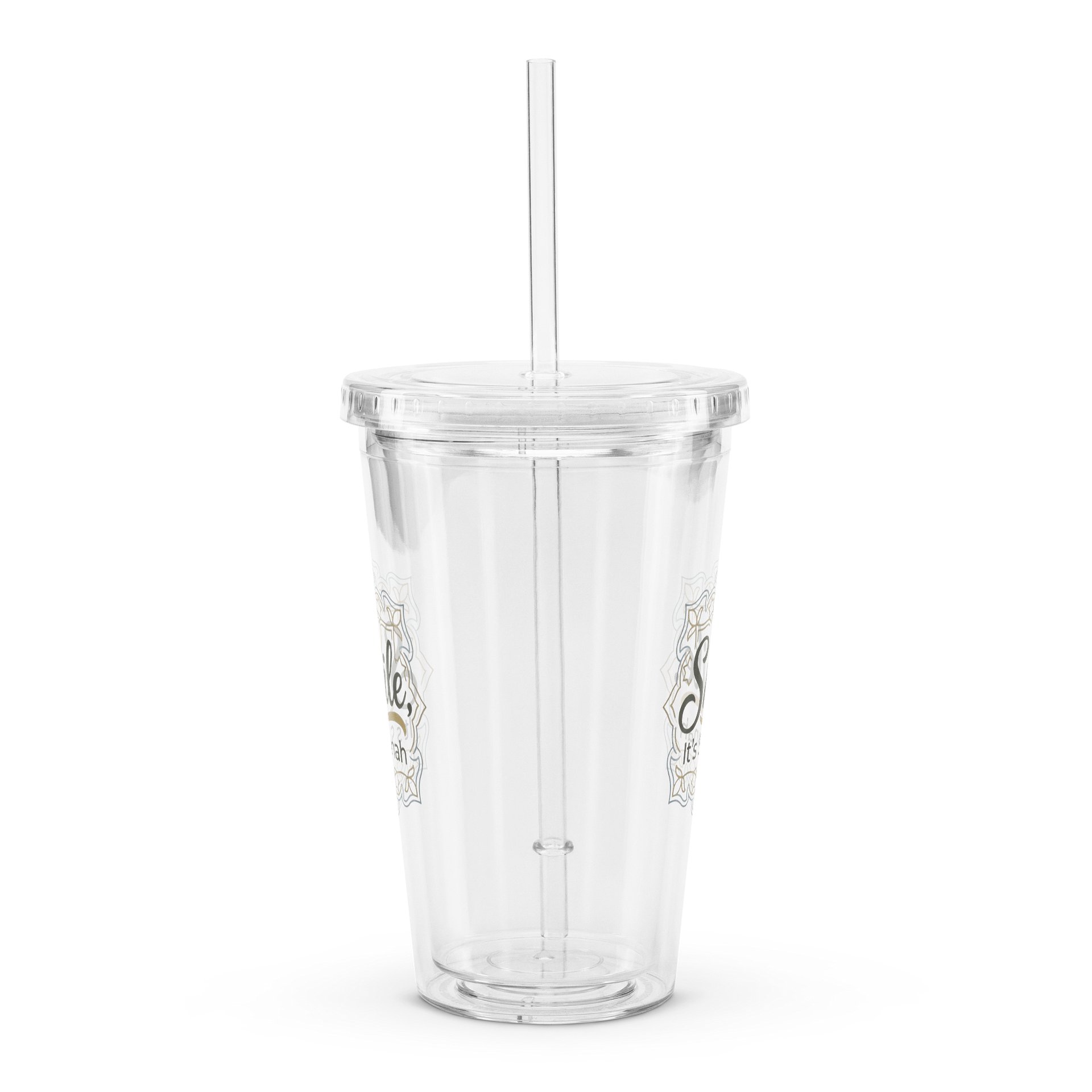 Smile it's Sunnah - Double Wall Clear Tumbler product image (2)